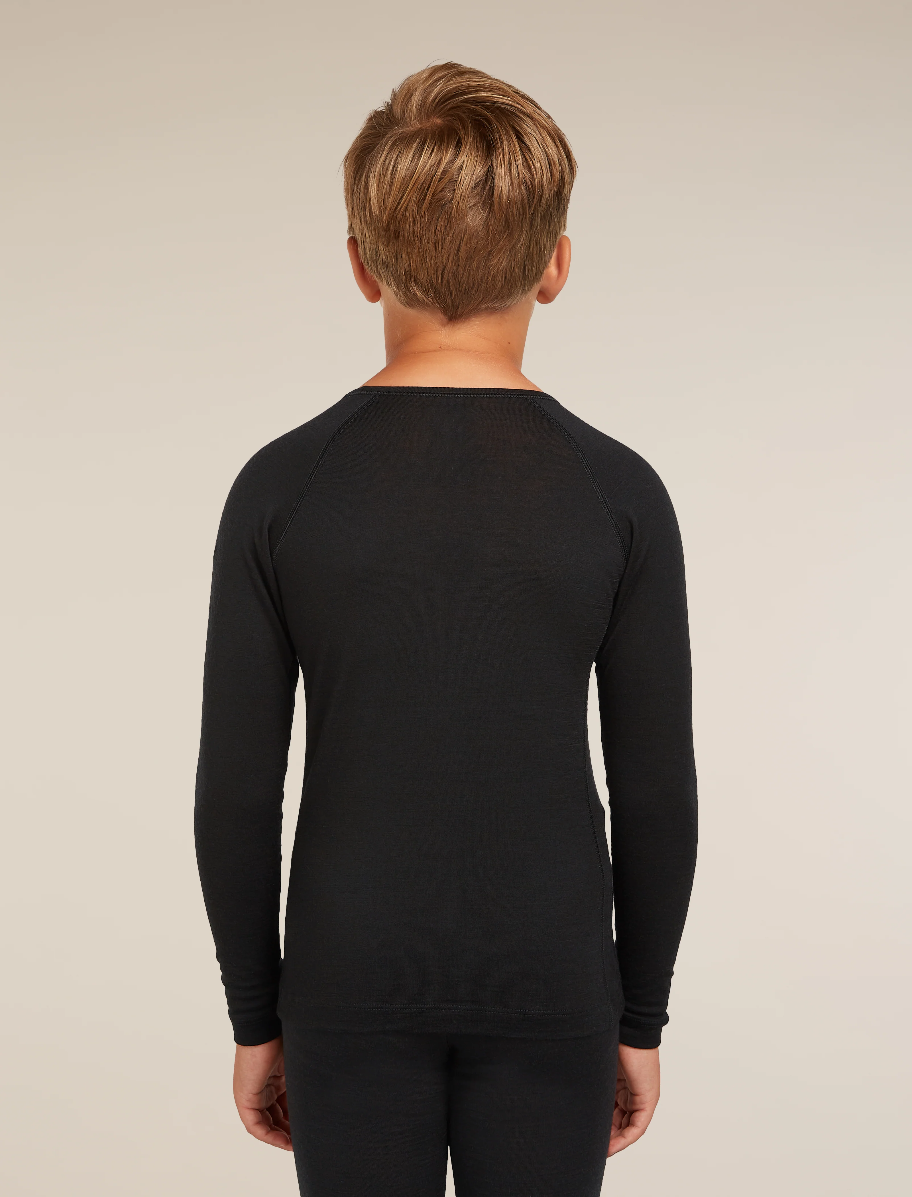Kids’ Merino 200 Oasis Long Sleeve Crew Thermal Top - Image 4
