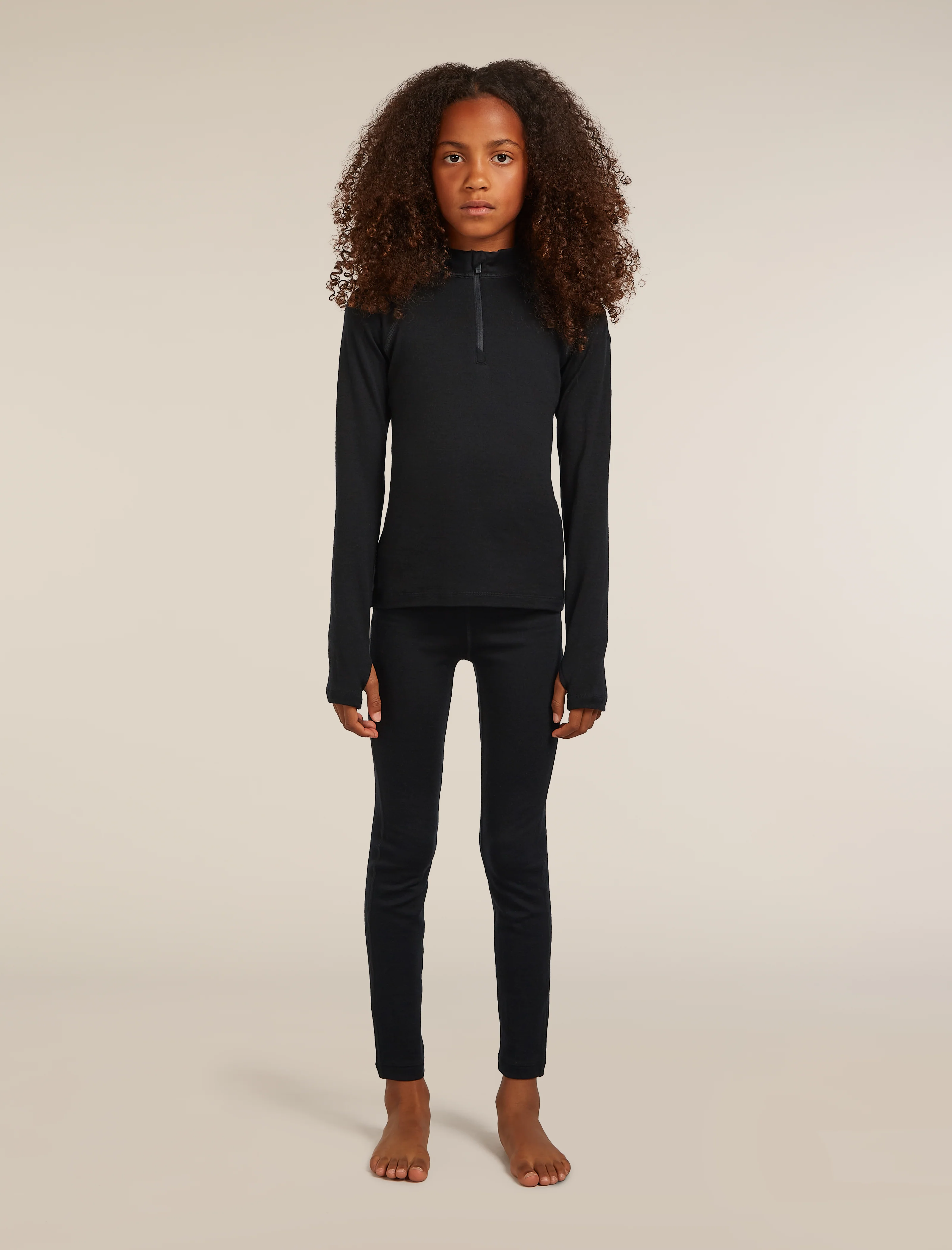 Kids’ Merino 260 Tech Long Sleeve Half Zip Thermal Top - Image 3