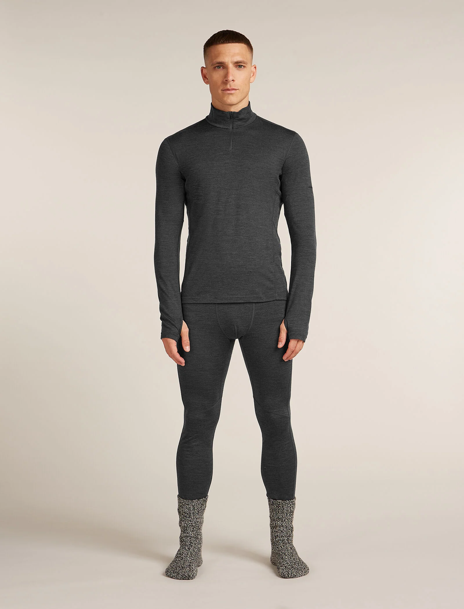 Men’s 200 MerinoFine™ Ace Long Sleeve Half Zip Thermal Top - Image 7