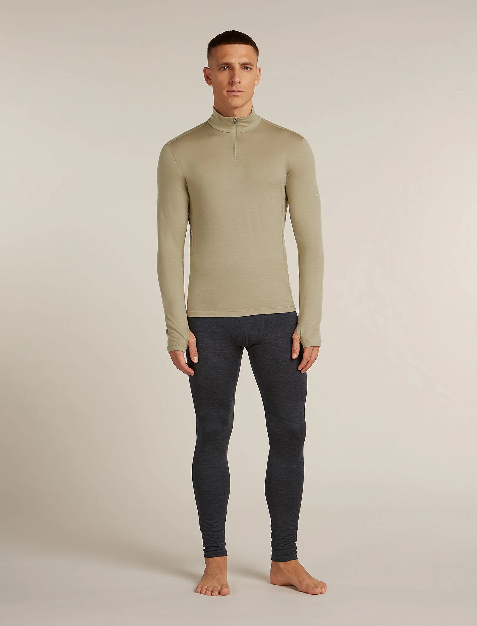 Men’s 200 MerinoFine™ Ace Long Sleeve Half Zip Thermal Top - Image 3