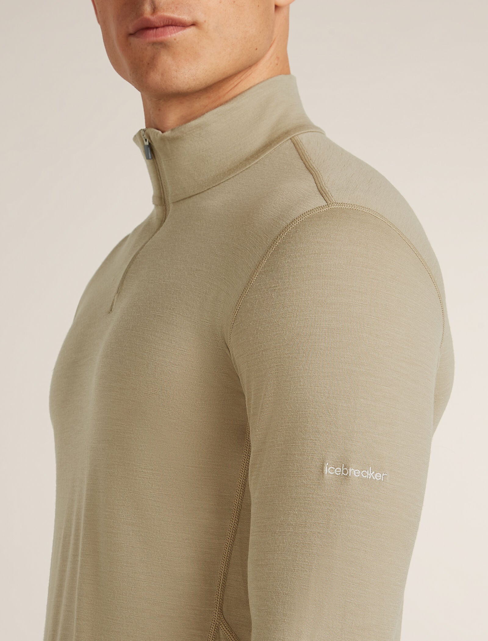 Men’s 200 MerinoFine™ Ace Long Sleeve Half Zip Thermal Top - Image 5