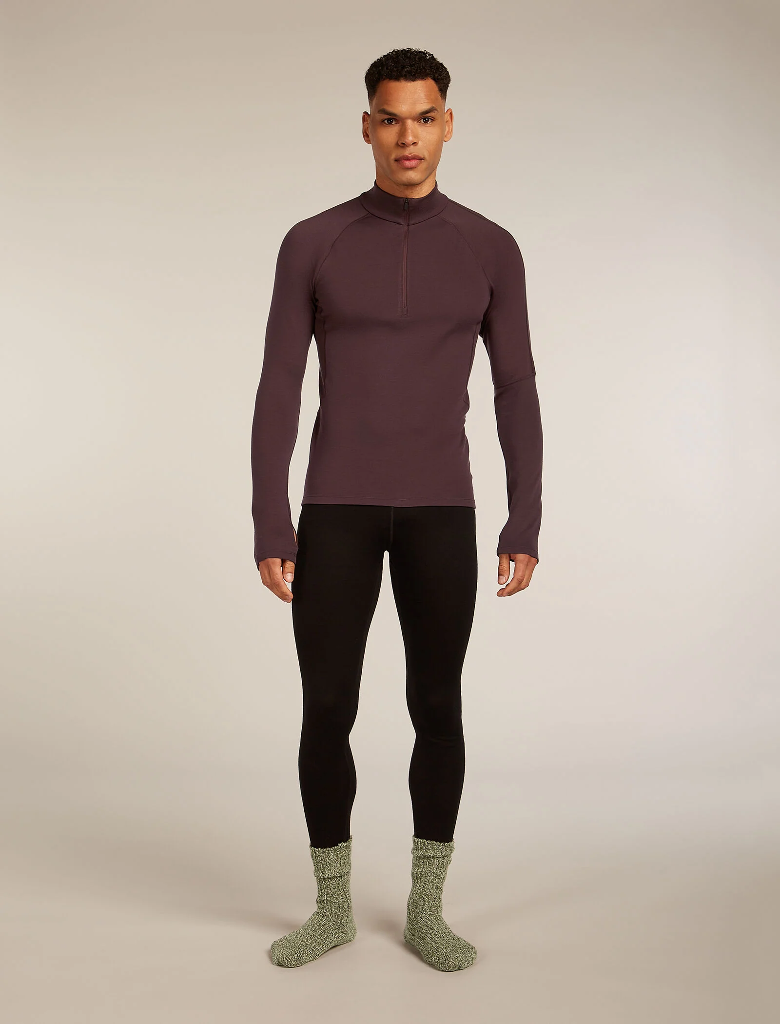 Men’s 300 MerinoFine™ Polar Long Sleeve Half Zip Thermal Top - Image 8
