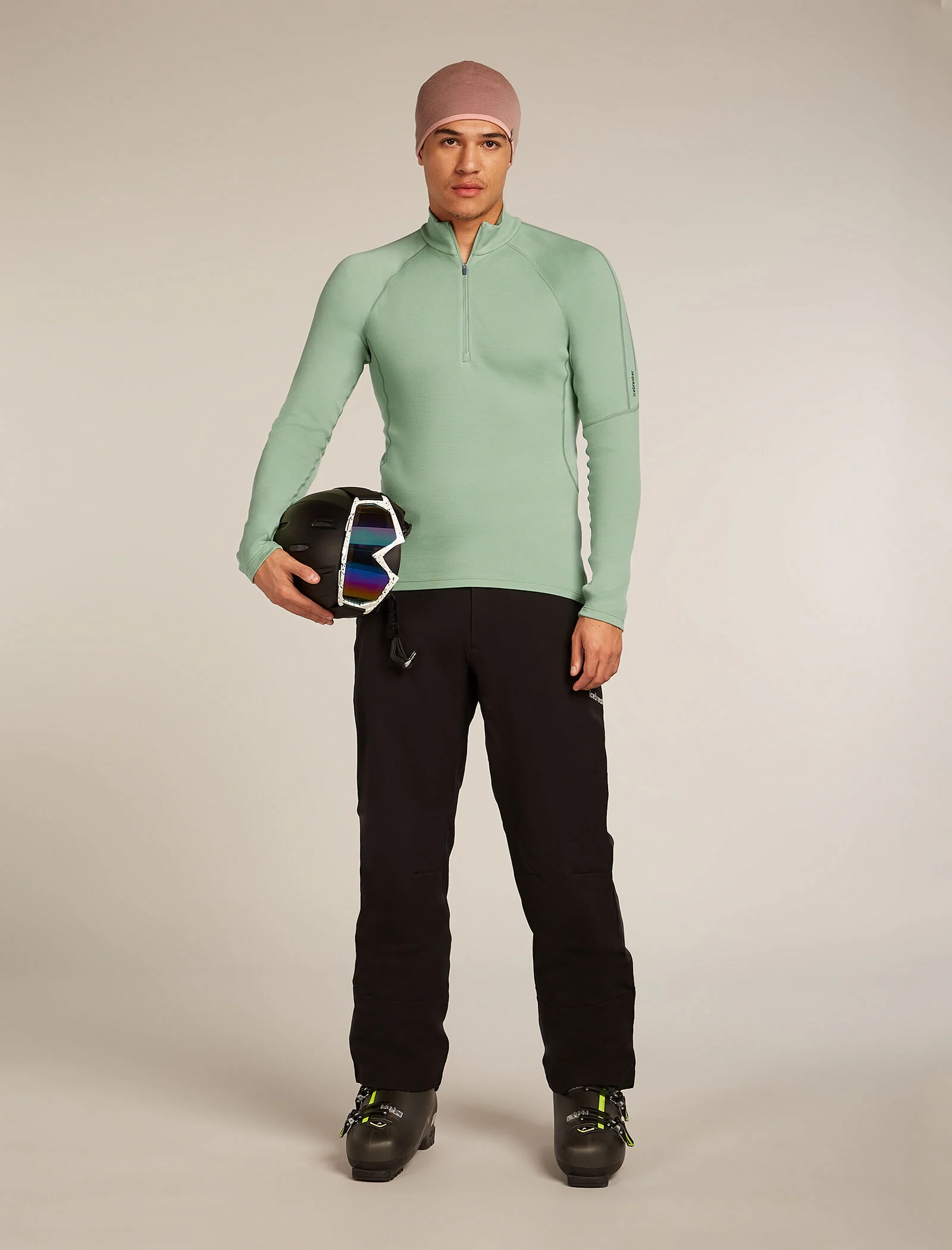 Men’s 300 MerinoFine™ Polar Long Sleeve Half Zip Thermal Top - Image 4