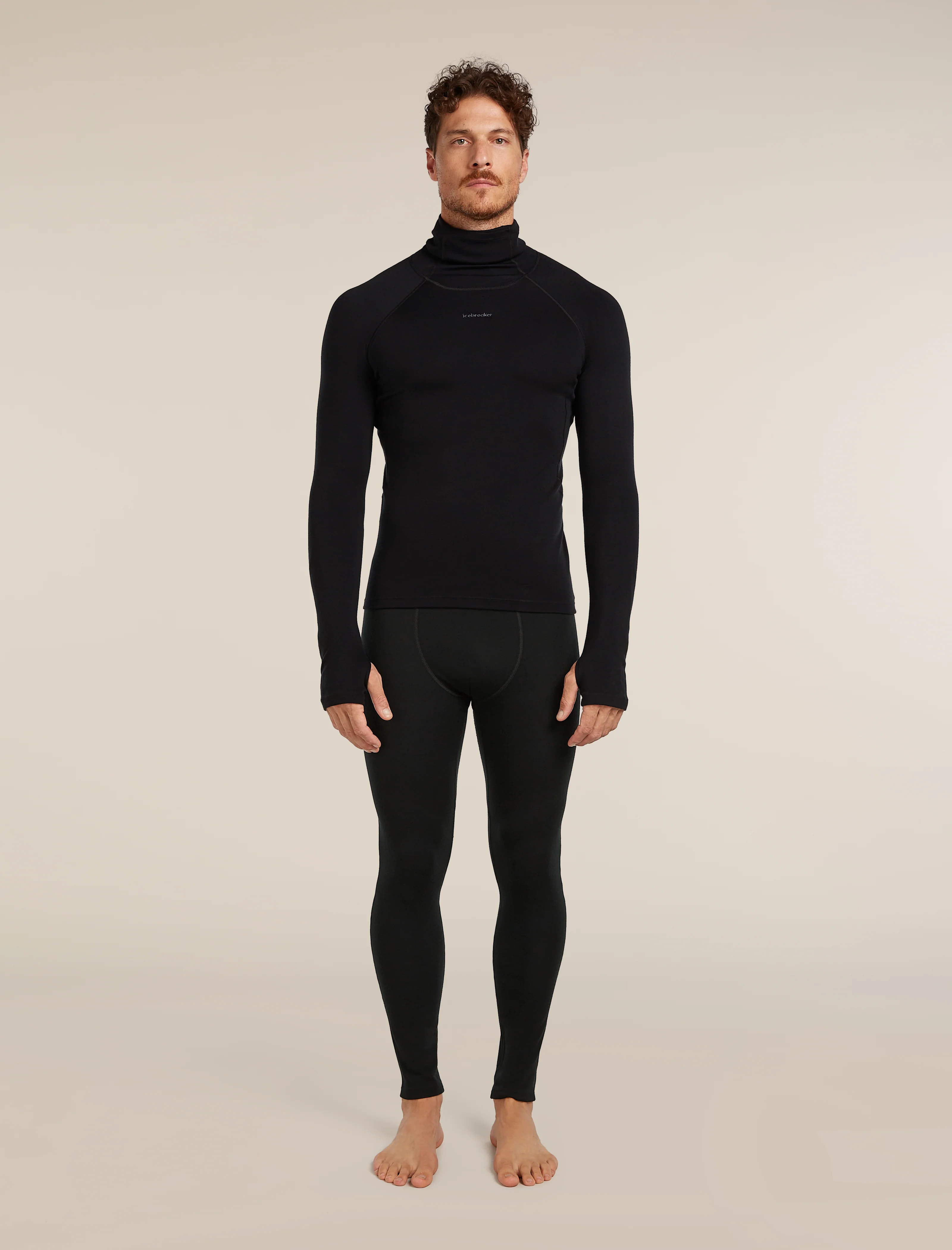 Men’s 300 MerinoFine™ Polar Long Sleeve Roll Neck Thermal Top - Image 3