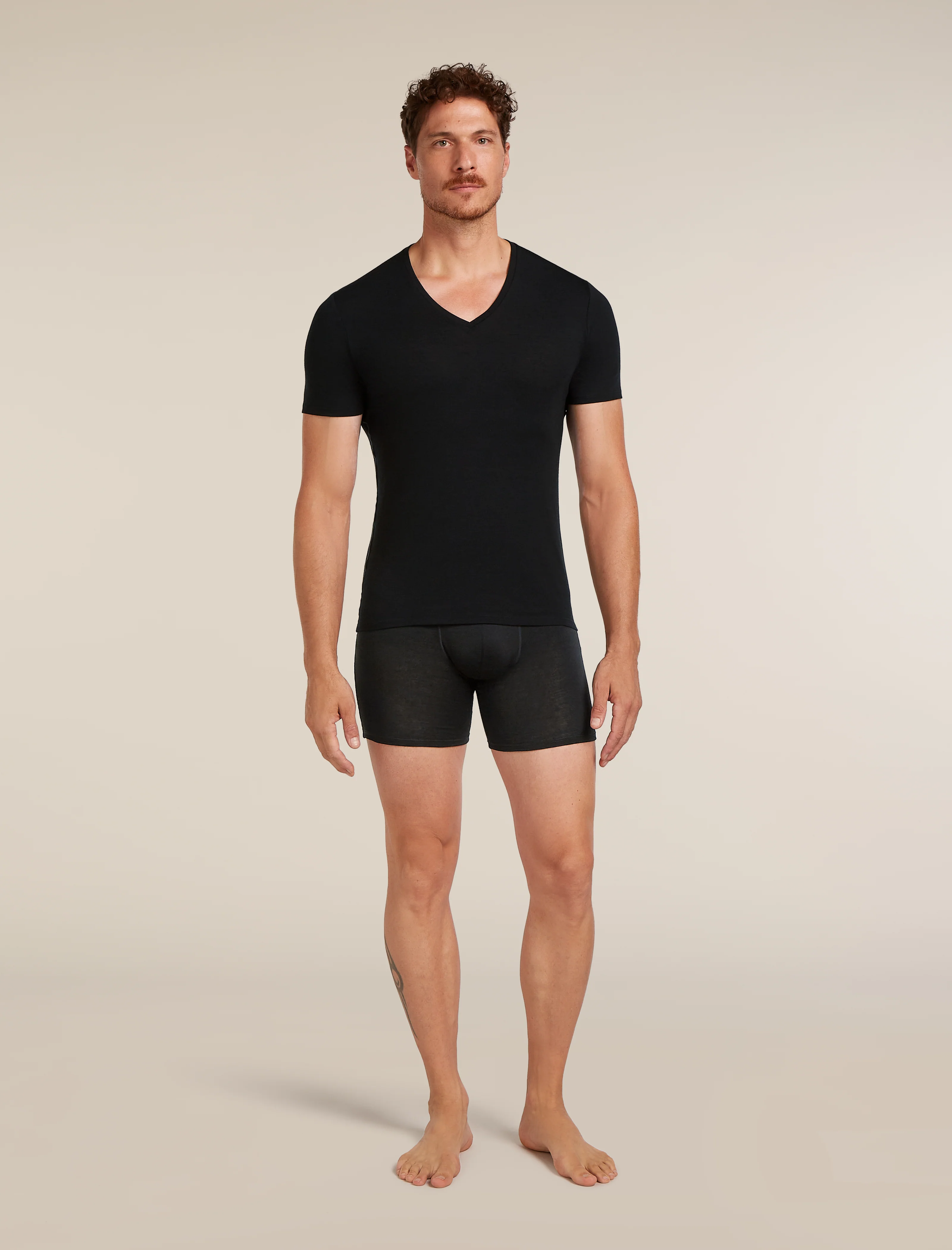 Men’s Merino 150 Anatomica Short Sleeve V Neck Top - Image 3