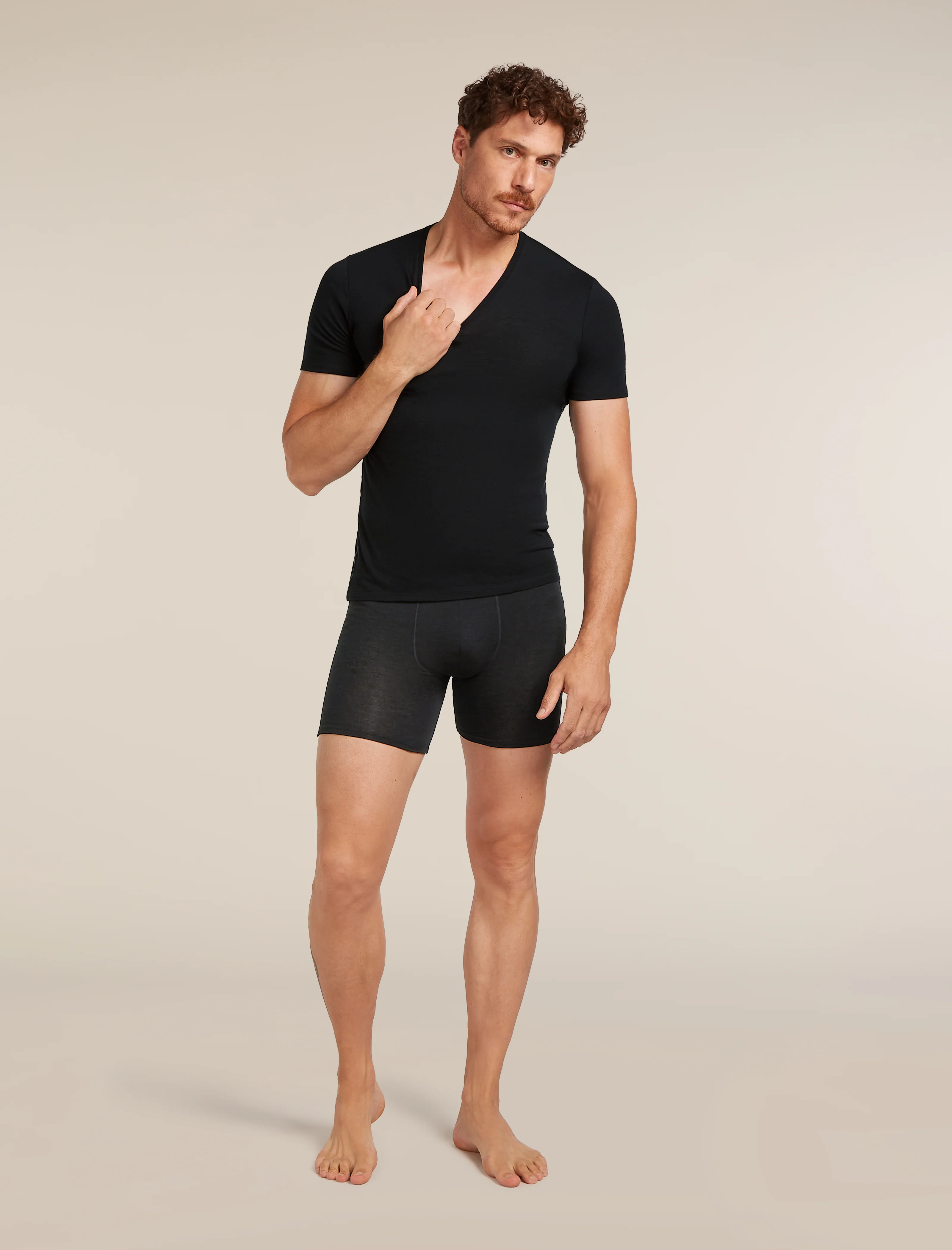 Men’s Merino 150 Anatomica Short Sleeve V Neck Top - Image 6