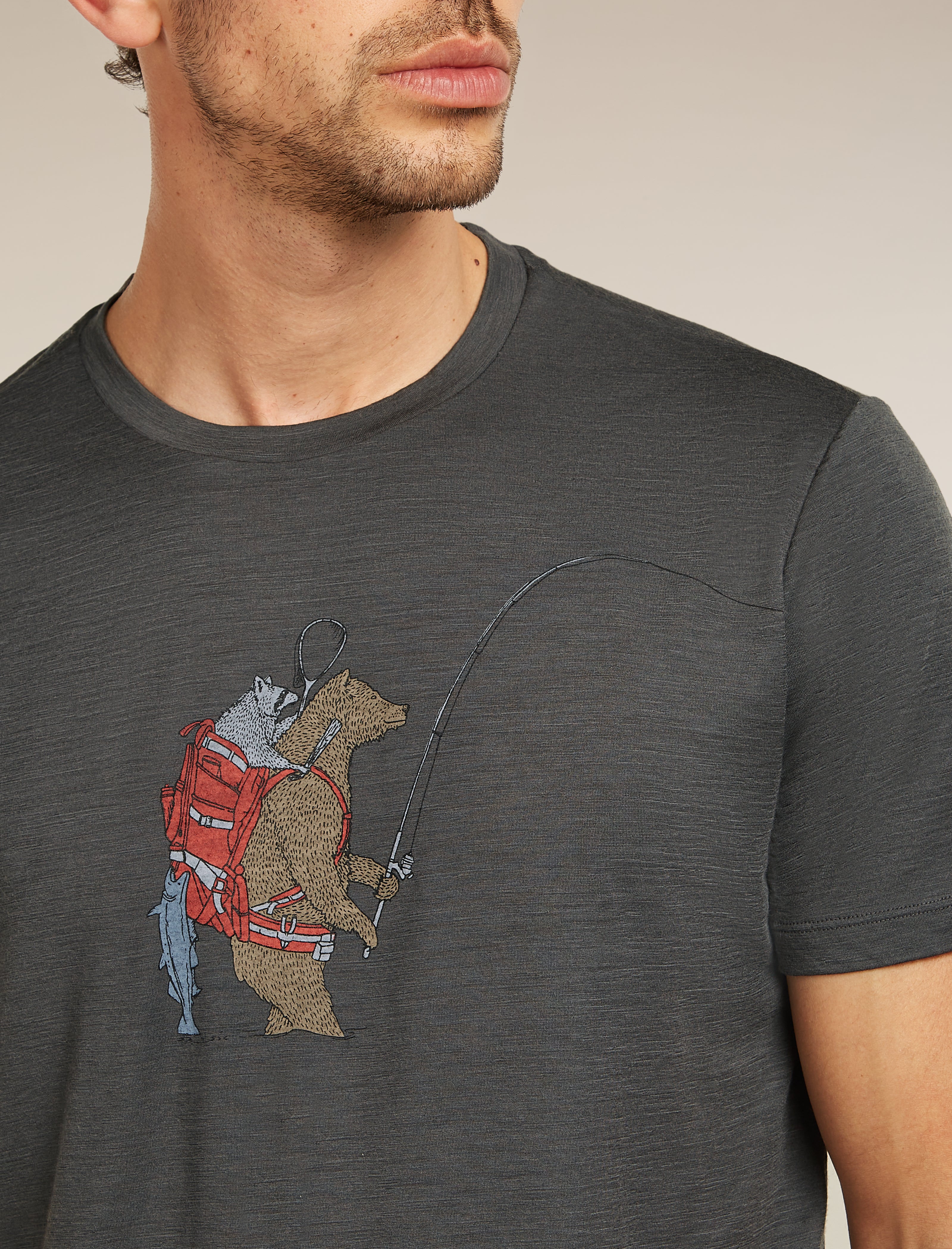 Men’s Merino 150 Tech Lite Short Sleeve T-Shirt Bear Catch - Image 5