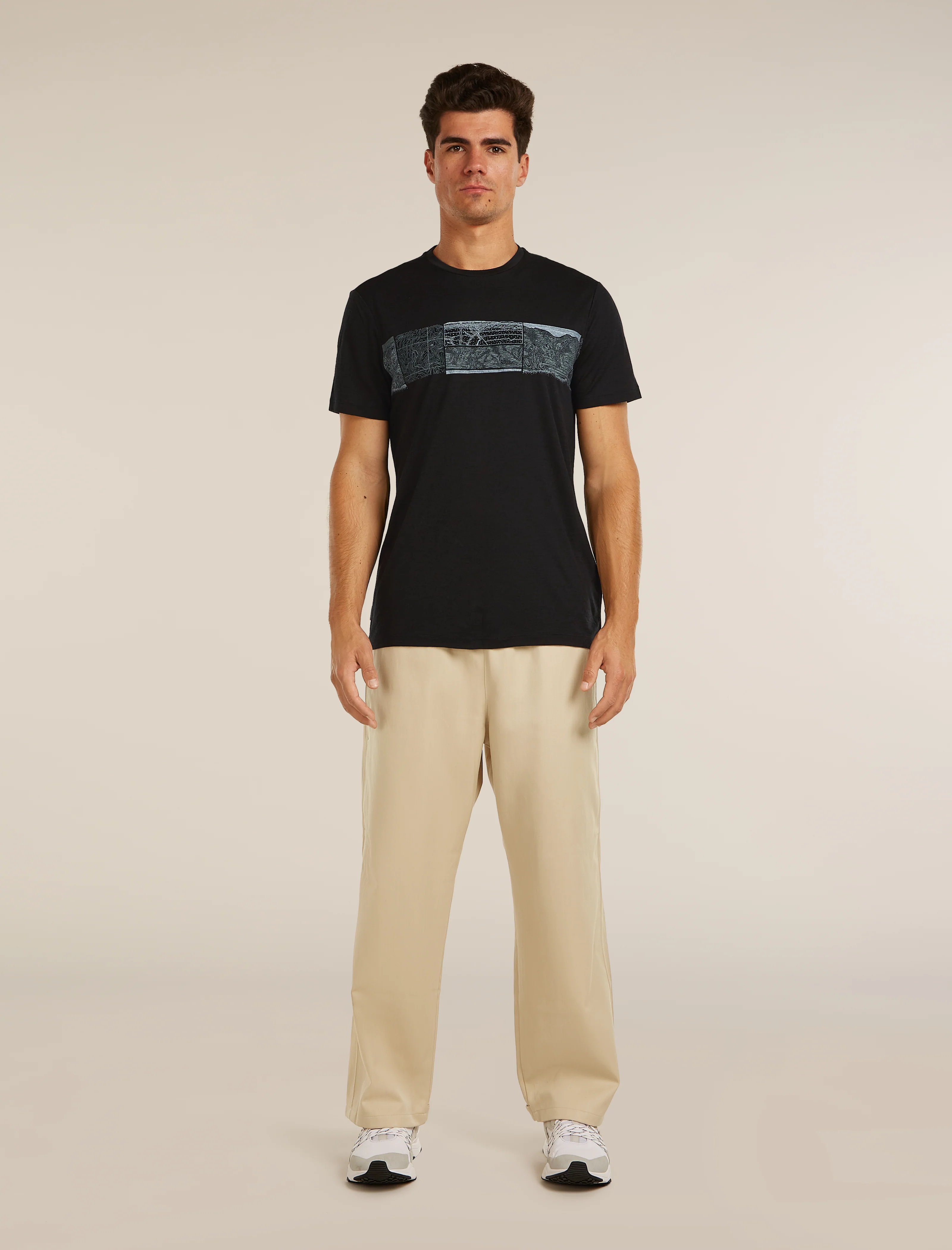Men’s Merino 150 Tech Lite Short Sleeve T-Shirt Elevation Line - Image 3