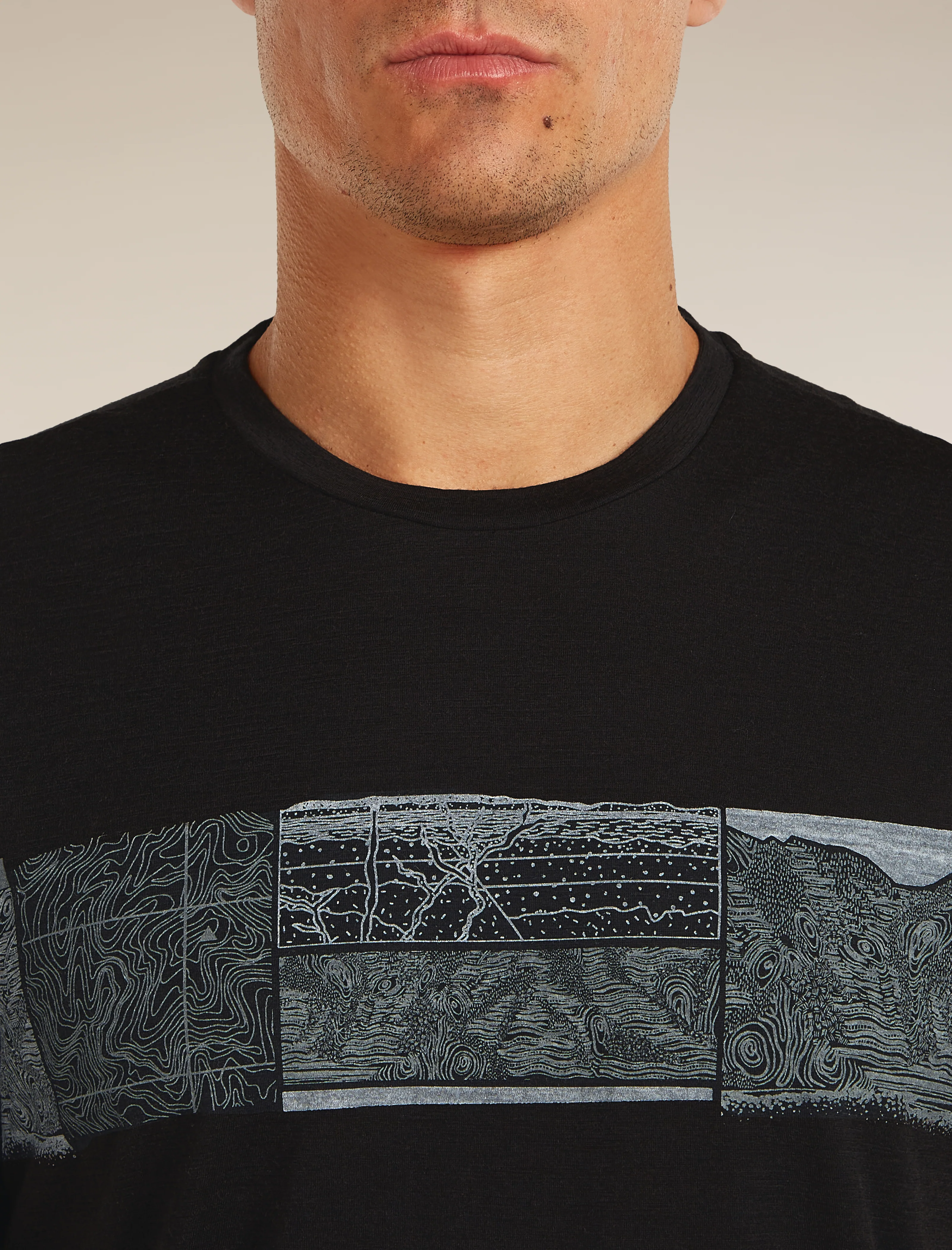 Men’s Merino 150 Tech Lite Short Sleeve T-Shirt Elevation Line - Image 6