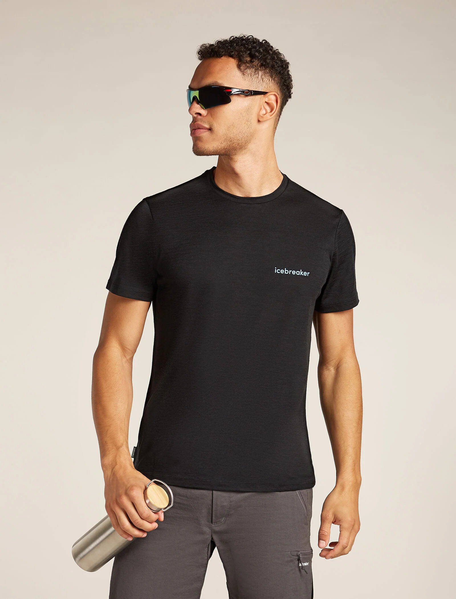 Men’s Merino 150 Tech Lite Short Sleeve T-Shirt IB Wordmark - Image 4