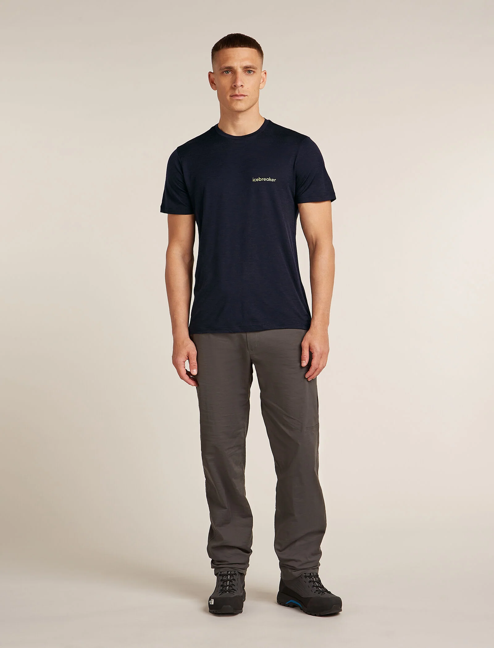Men’s Merino 150 Tech Lite Short Sleeve T-Shirt IB Wordmark - Image 3