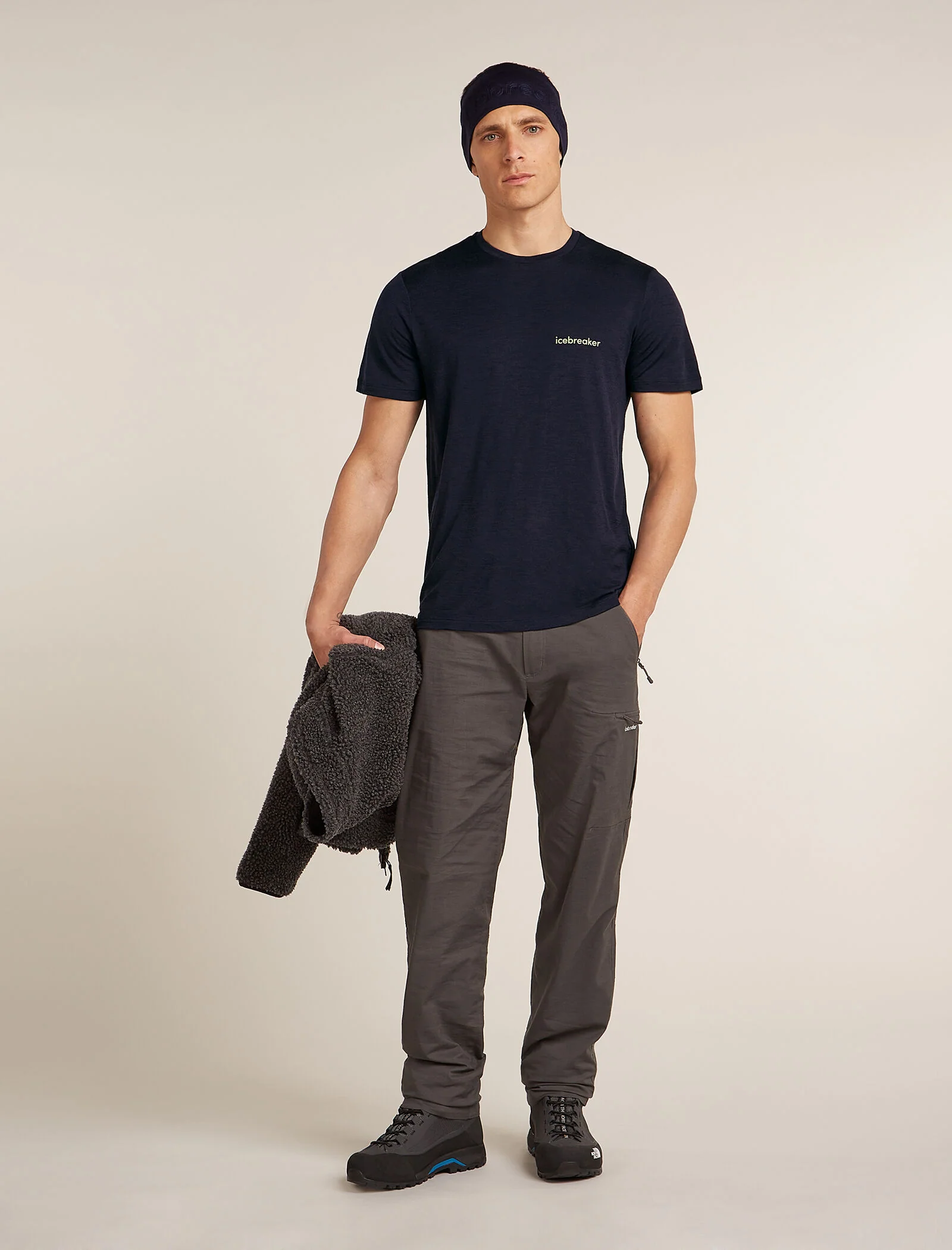 Men’s Merino 150 Tech Lite Short Sleeve T-Shirt IB Wordmark - Image 4