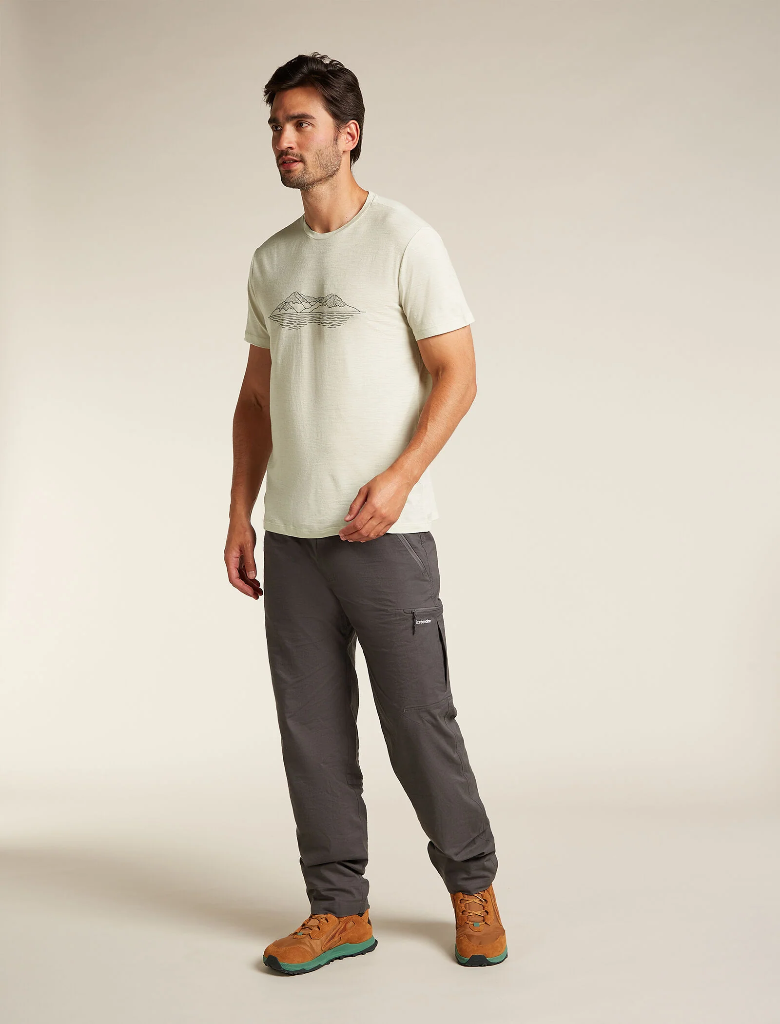 Men’s Merino 150 Tech Lite Short Sleeve T-Shirt Pukaki Reflected - Image 3