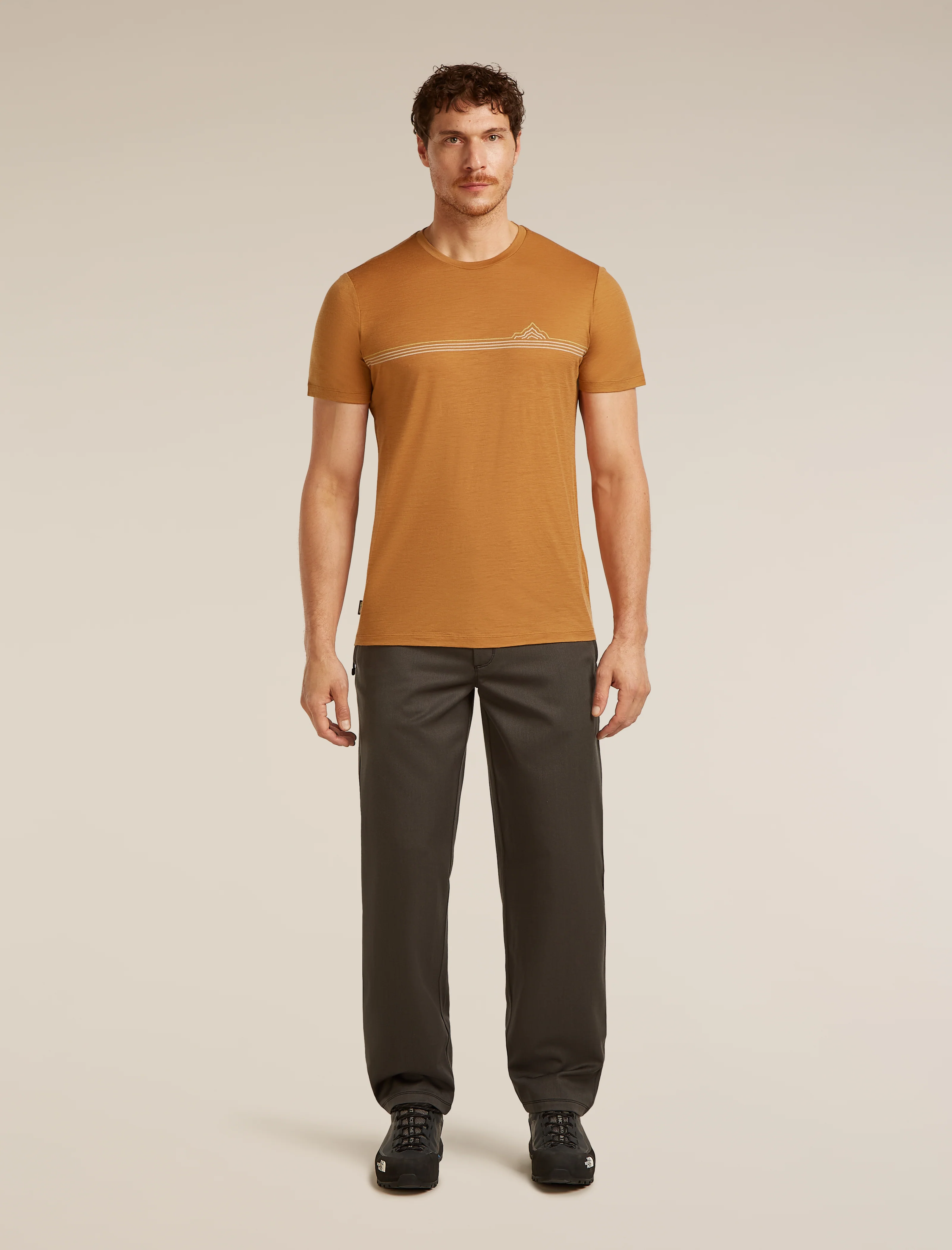 Men’s Merino 150 Tech Lite Short Sleeve T-Shirt Range Stripes - Image 3