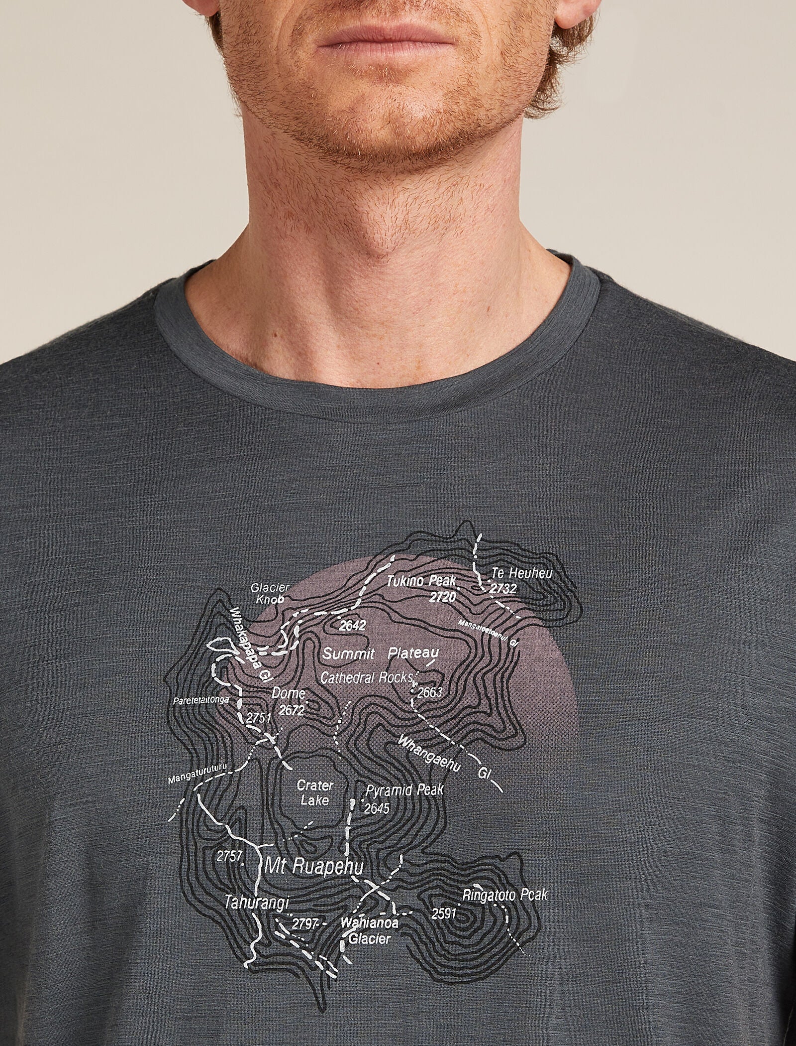 Men’s Merino 150 Tech Lite Short Sleeve T-Shirt Ruapehu Round - Image 5
