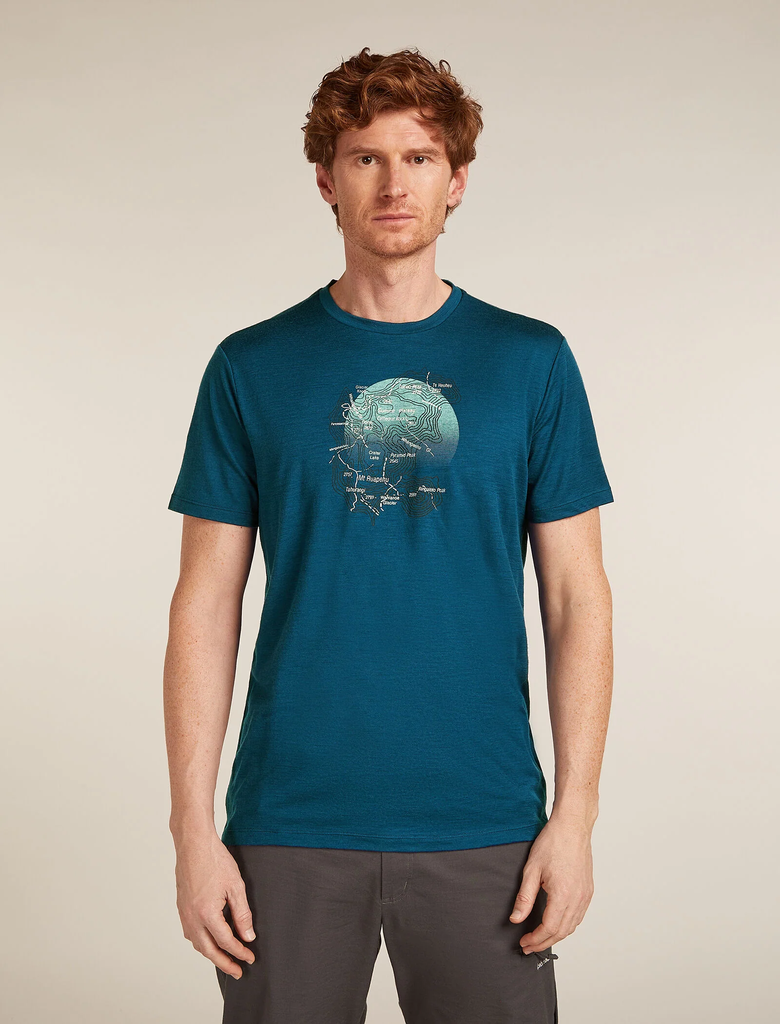 Men’s Merino 150 Tech Lite Short Sleeve T-Shirt Ruapehu Round