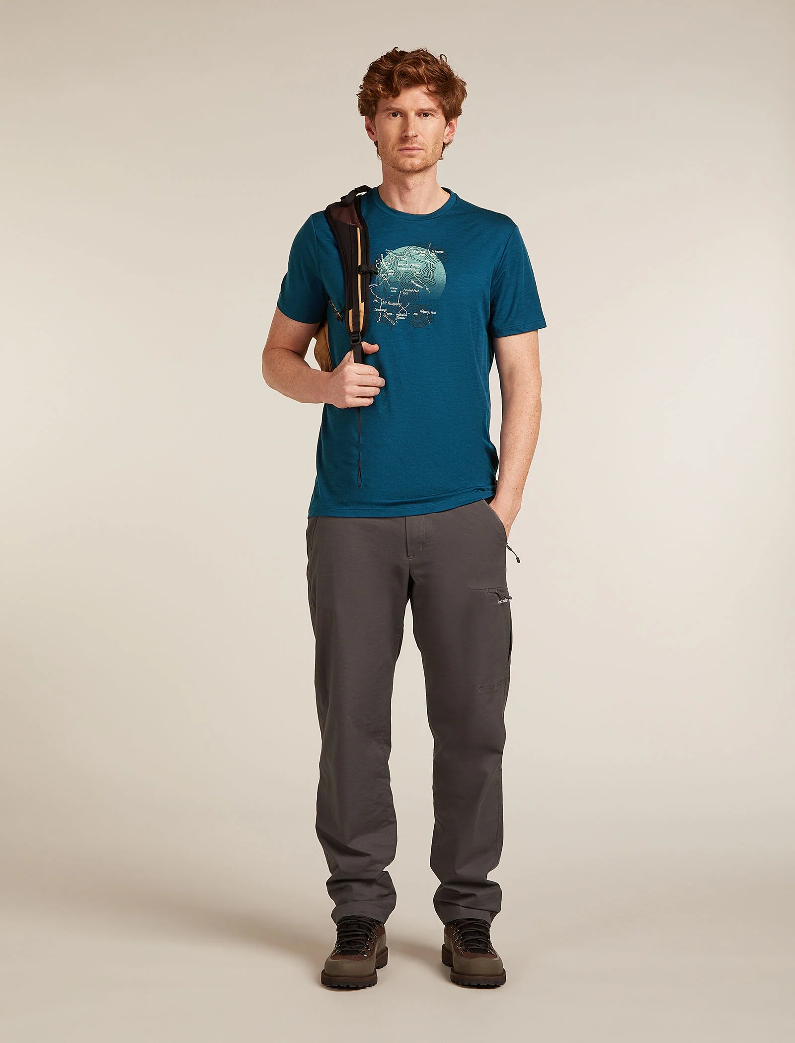 Men’s Merino 150 Tech Lite Short Sleeve T-Shirt Ruapehu Round - Image 4