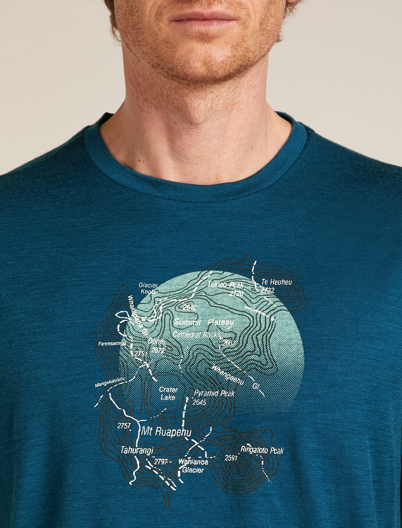 Men’s Merino 150 Tech Lite Short Sleeve T-Shirt Ruapehu Round - Image 5
