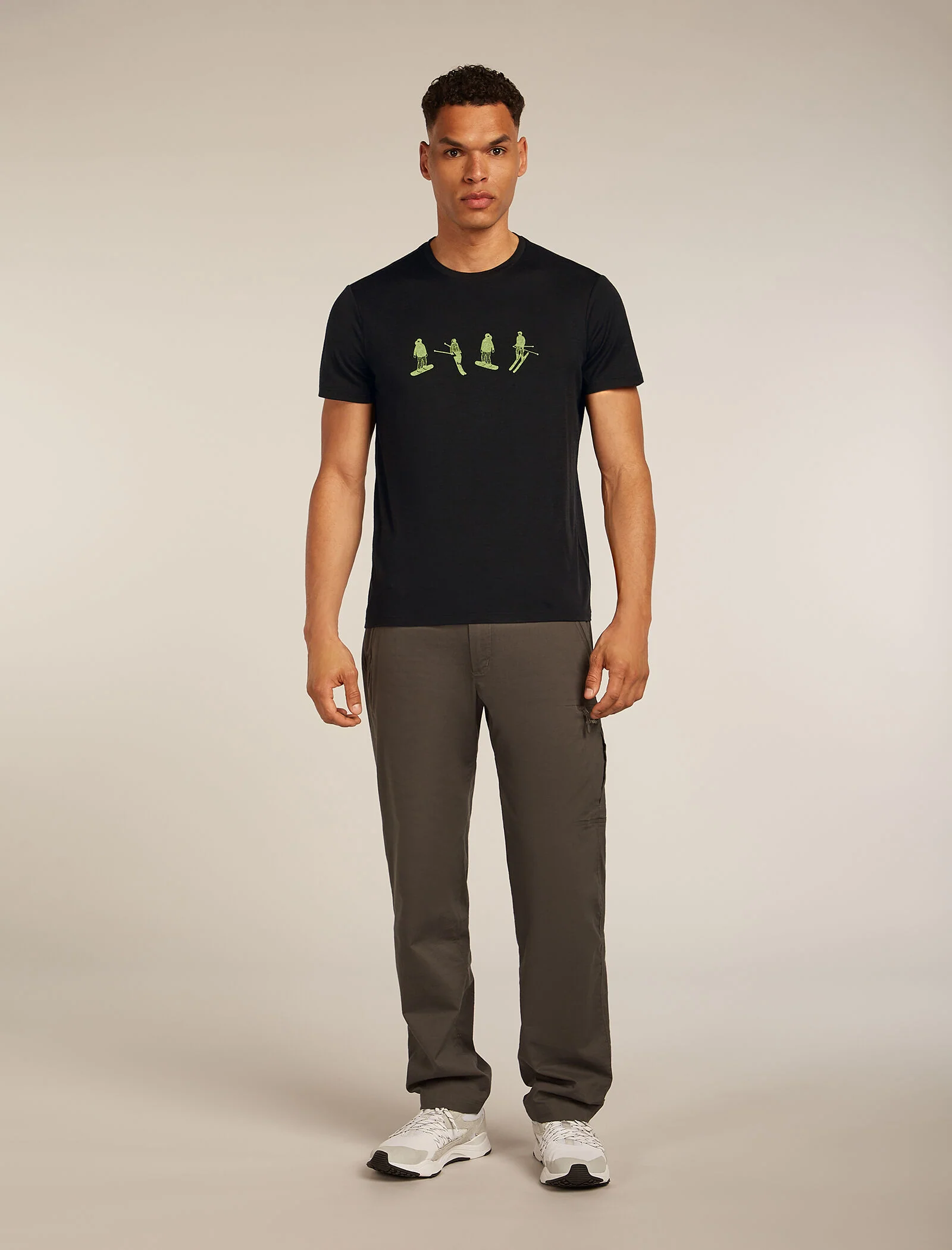 Men’s Merino 150 Tech Lite Short Sleeve T-Shirt Snow Day - Image 3