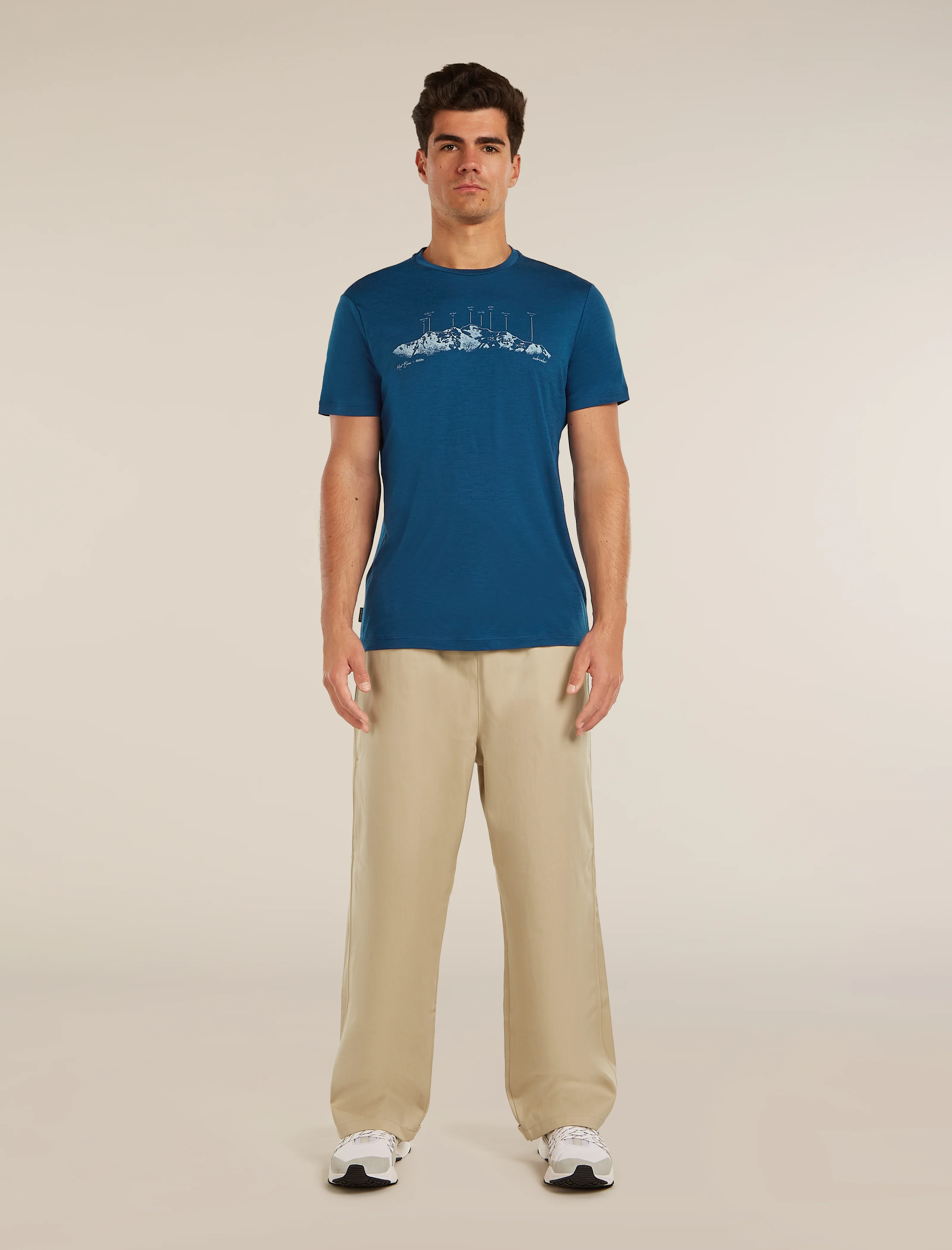 Men’s Merino 150 Tech Lite Short Sleeve T-Shirt The Peaks - Image 3