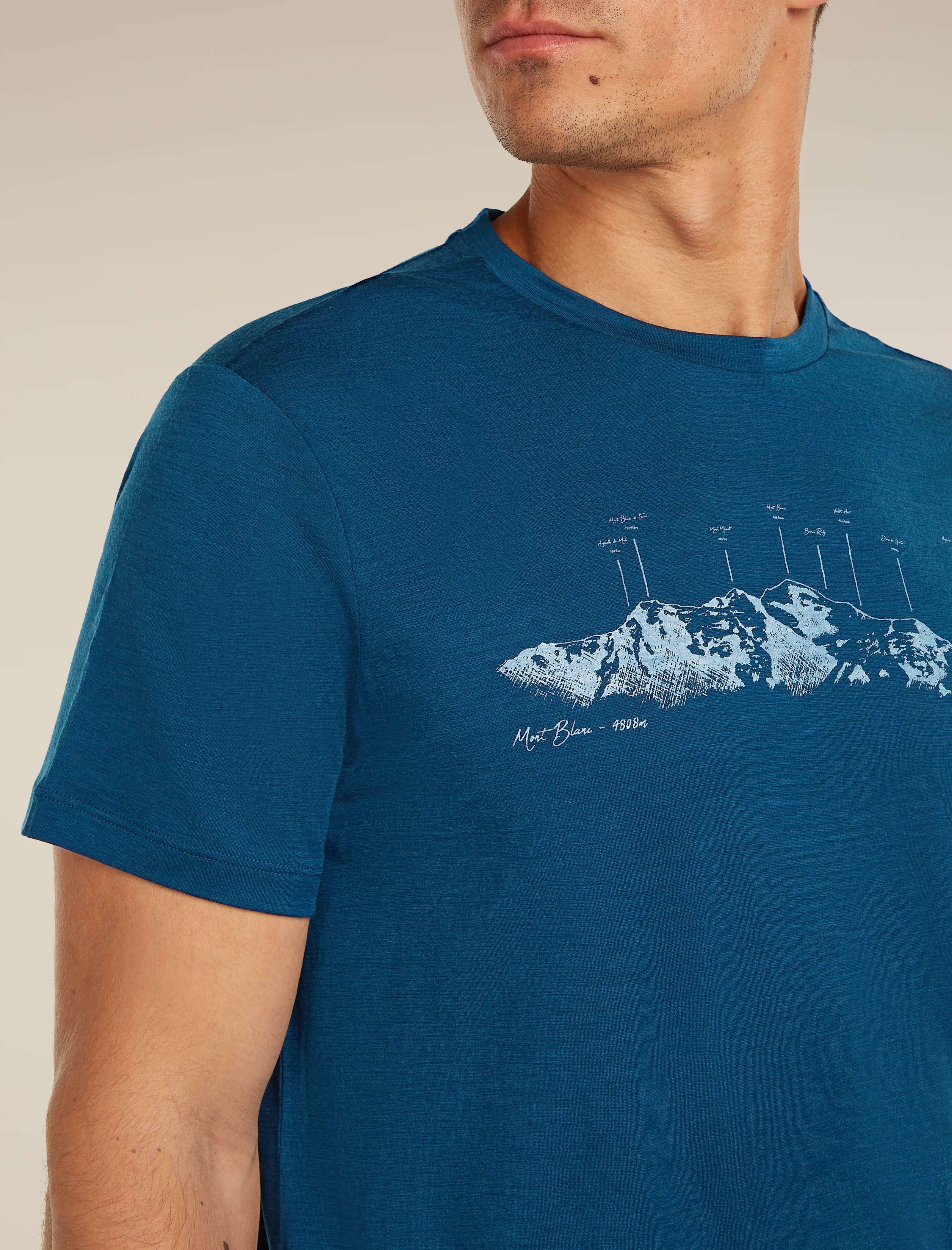 Men’s Merino 150 Tech Lite Short Sleeve T-Shirt The Peaks - Image 5