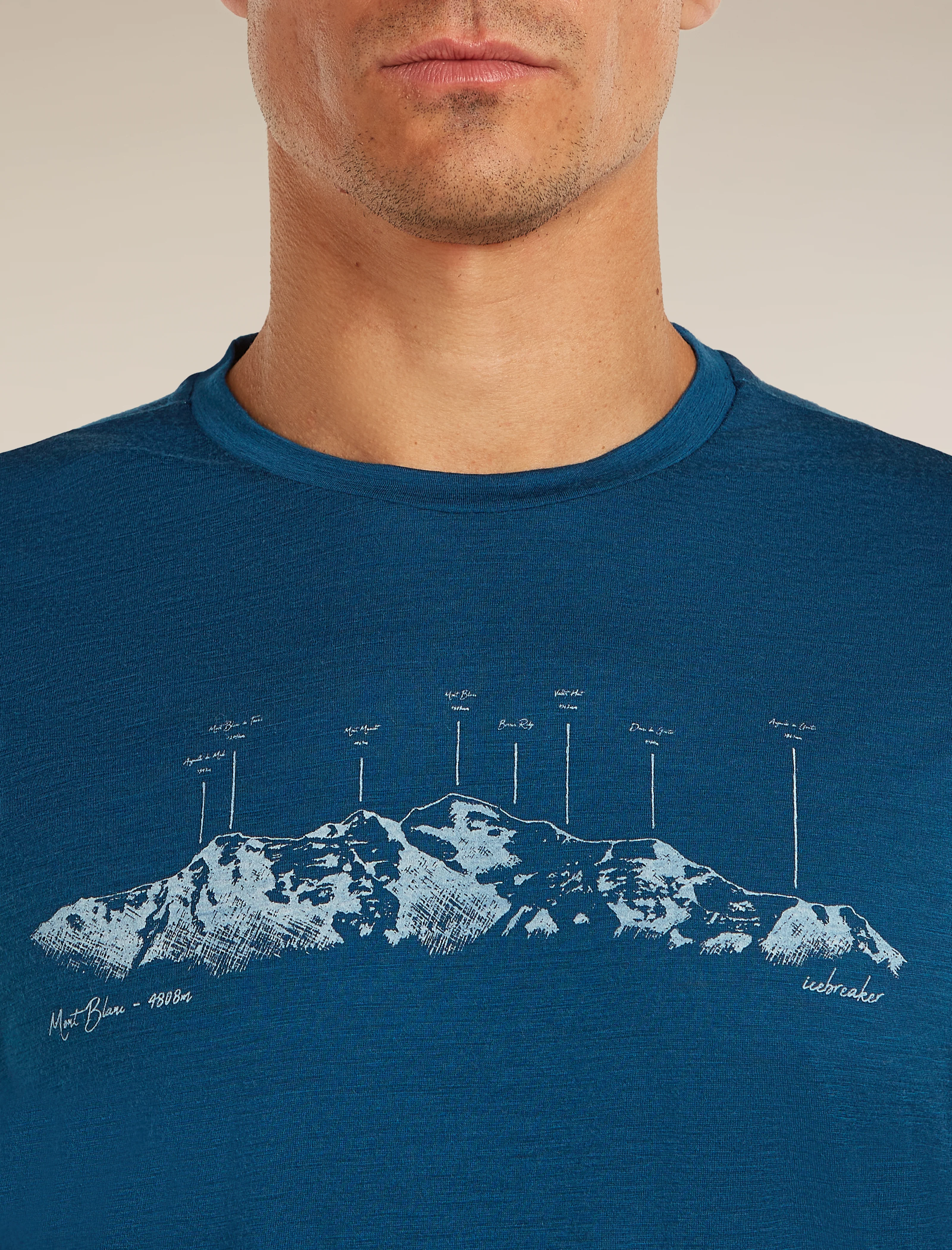 Men’s Merino 150 Tech Lite Short Sleeve T-Shirt The Peaks - Image 6