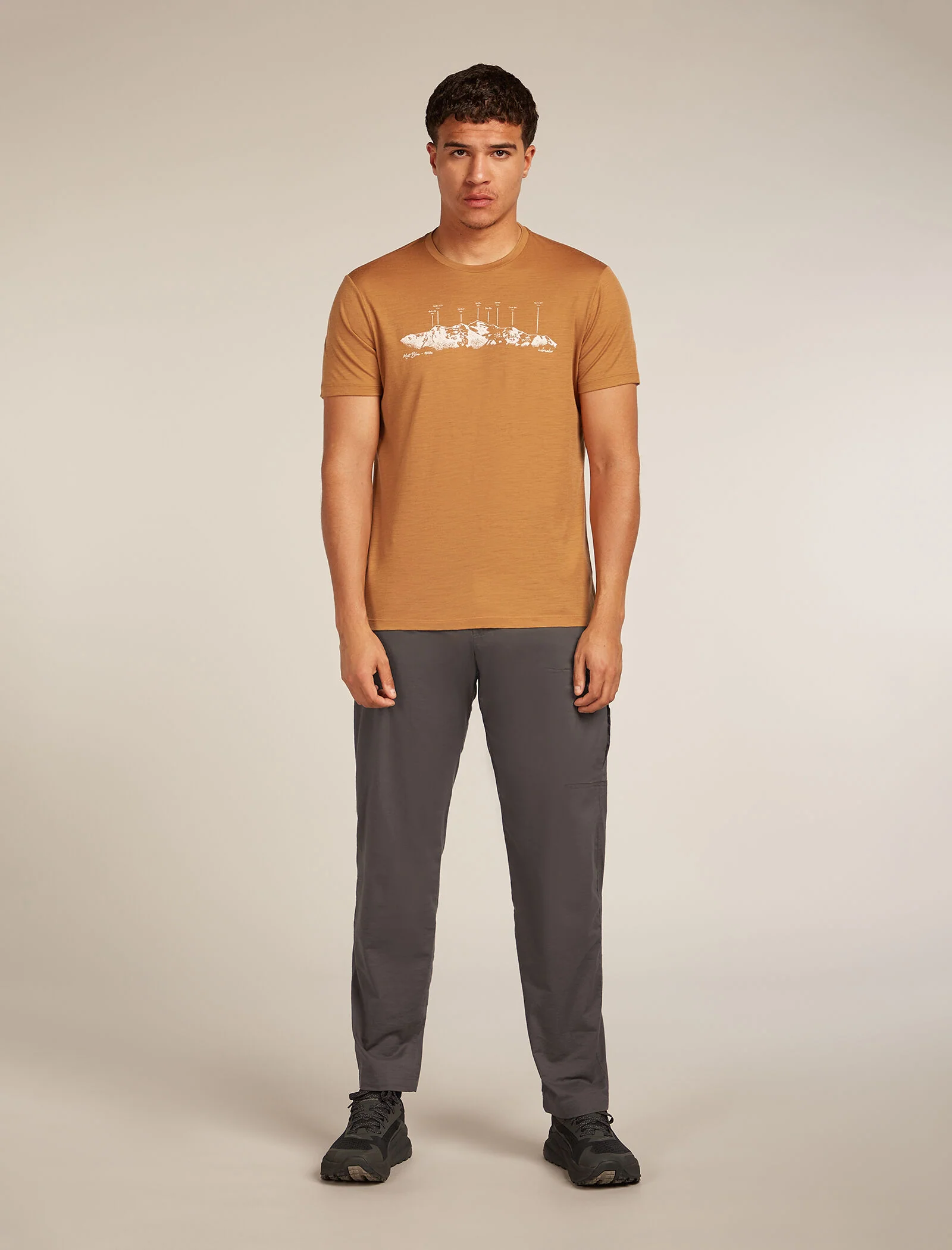 Men’s Merino 150 Tech Lite Short Sleeve T-Shirt The Peaks - Image 3