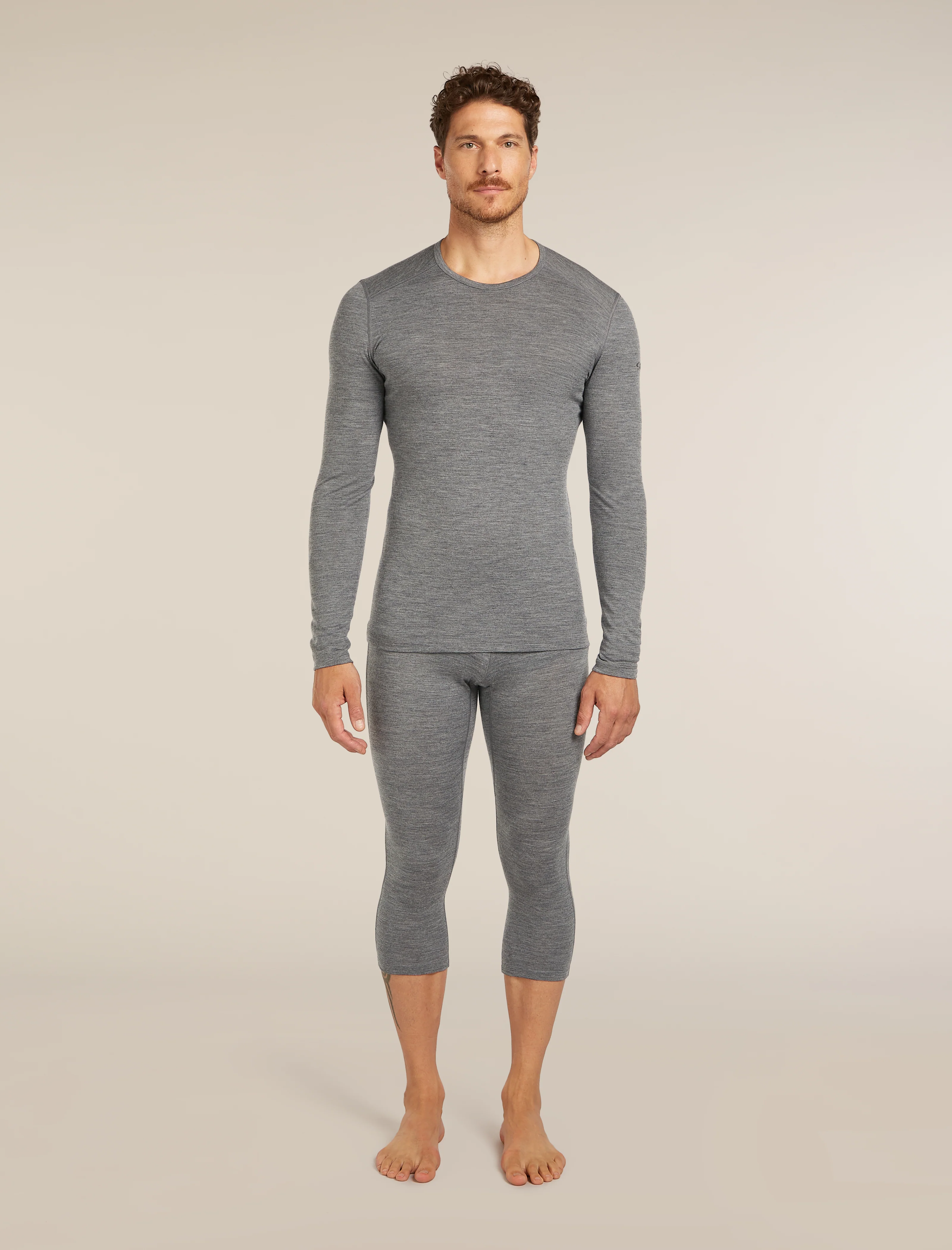 Men’s Merino 200 Oasis Long Sleeve Crew Thermal Top - Image 3