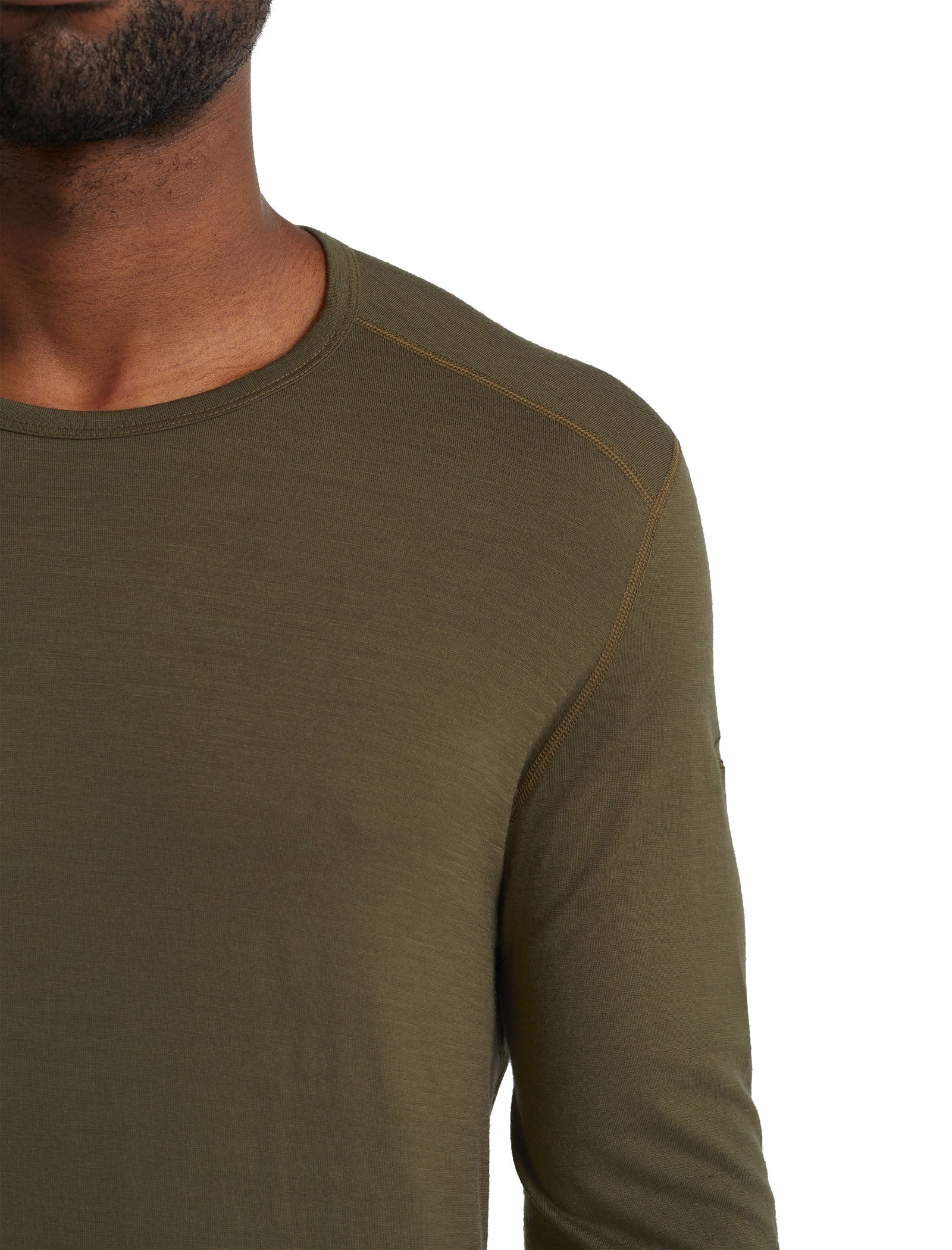 Men’s Merino 200 Oasis Long Sleeve Crew Thermal Top - Image 4
