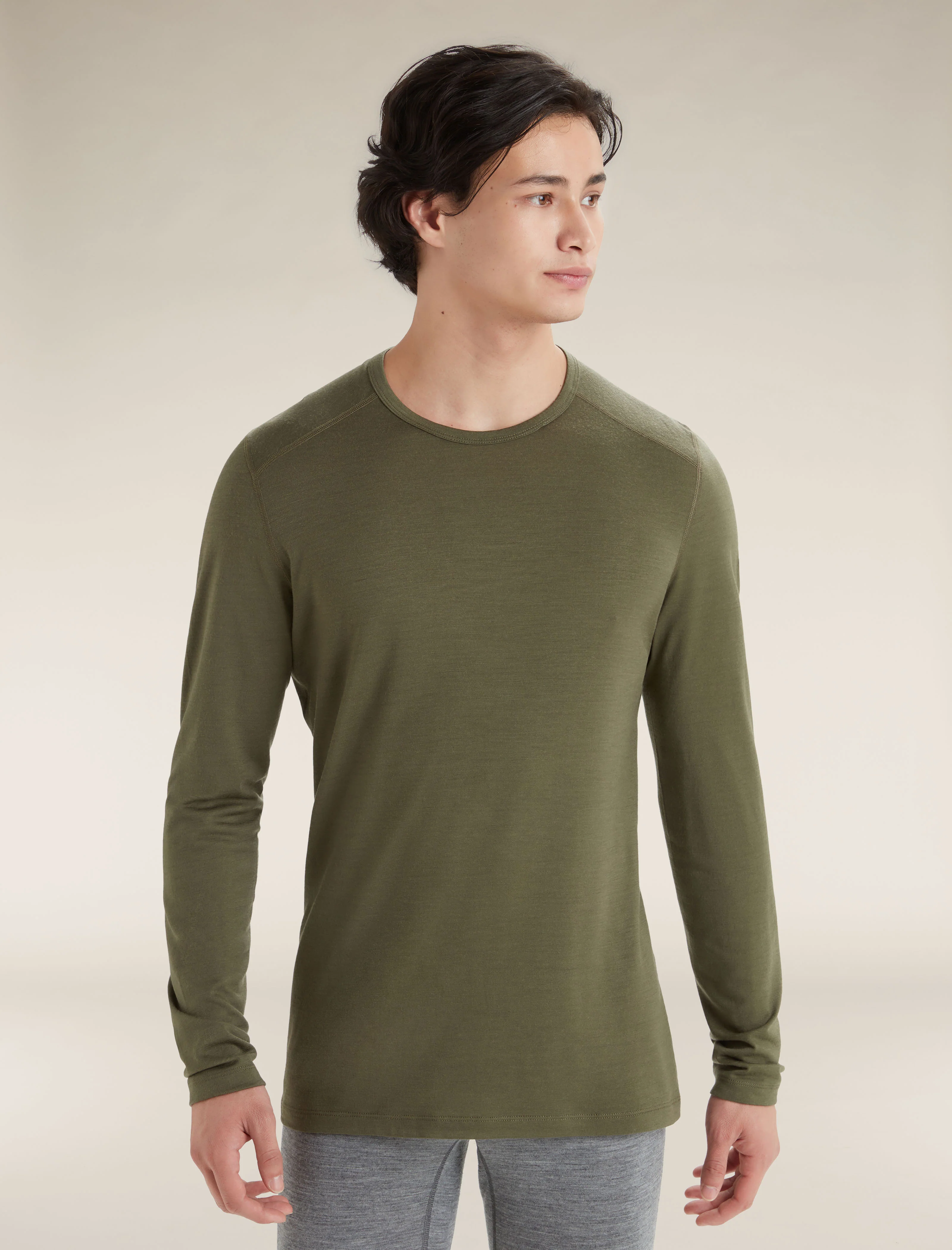 Men’s Merino 200 Oasis Long Sleeve Crew Thermal Top - Image 6