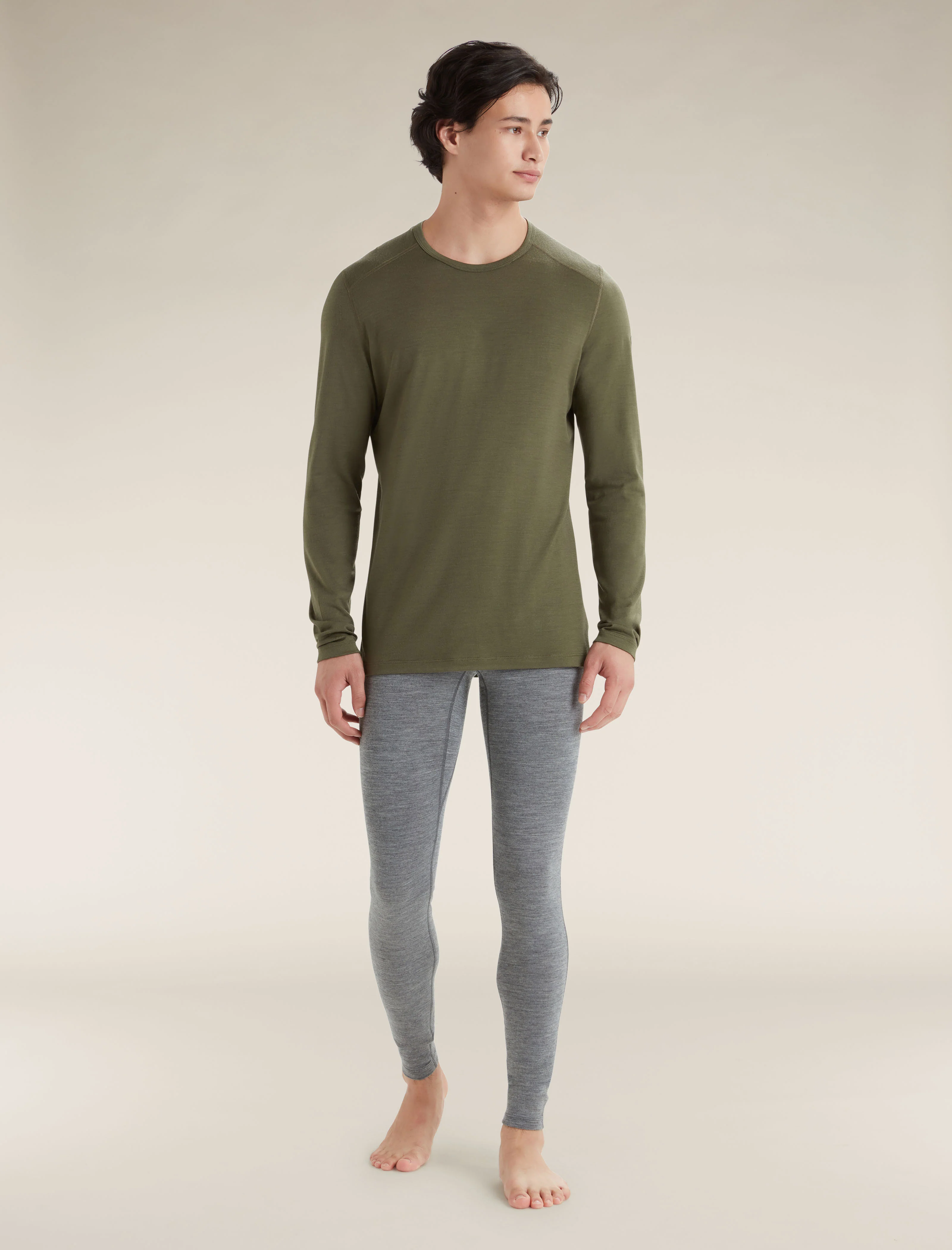 Men’s Merino 200 Oasis Long Sleeve Crew Thermal Top - Image 8