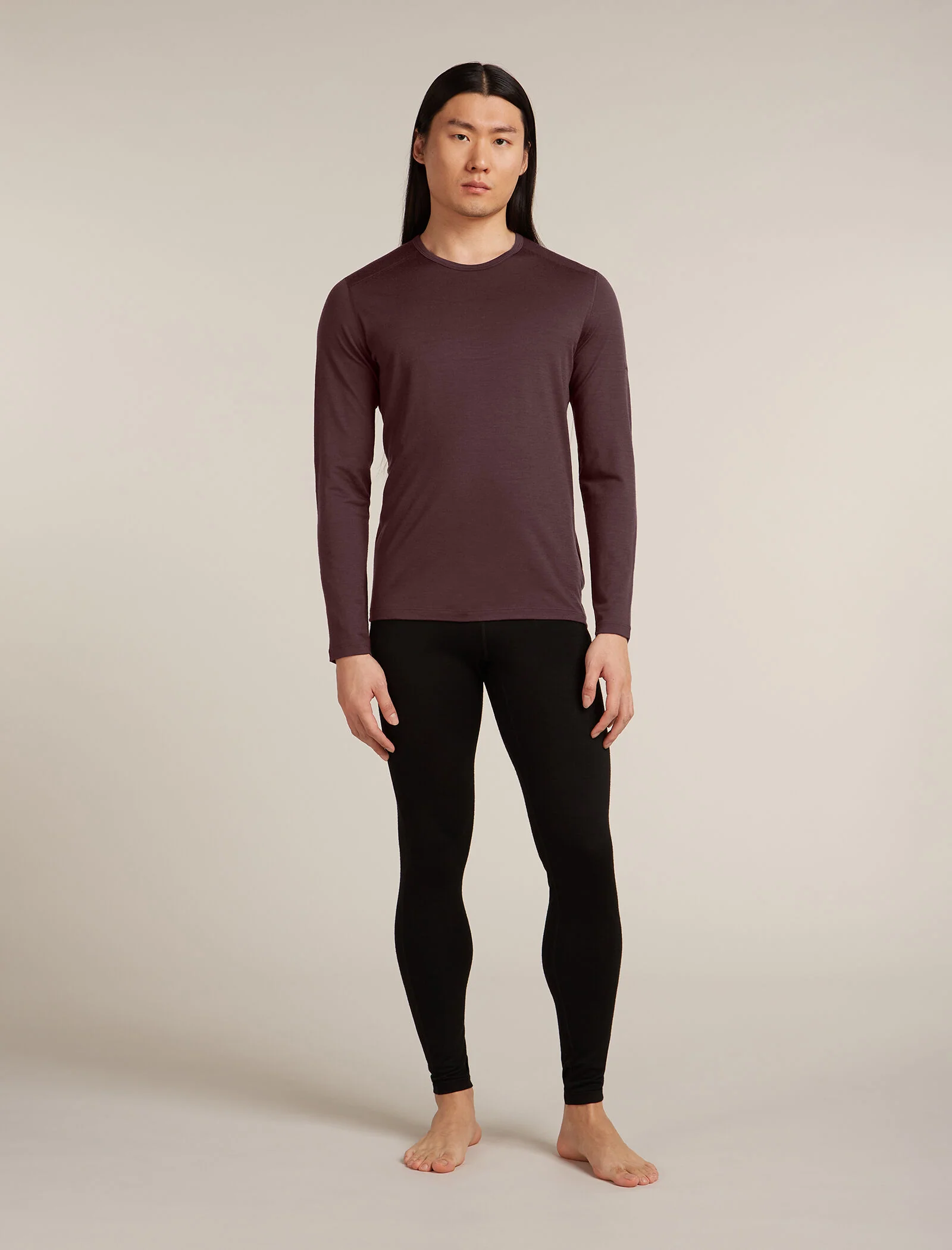 Men’s Merino 200 Oasis Long Sleeve Crew Thermal Top - Image 3