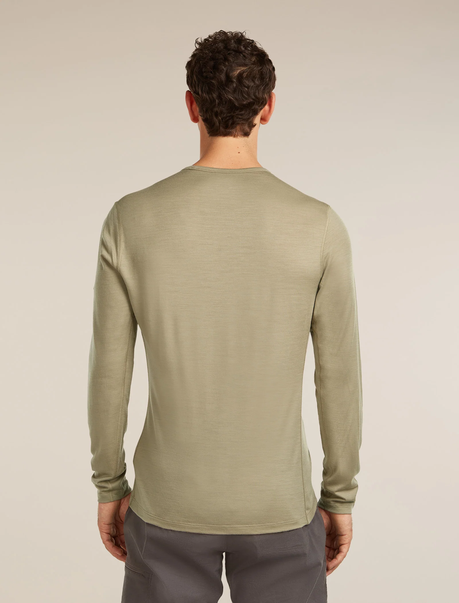 Men’s Merino 200 Oasis Long Sleeve Crewe - Image 2