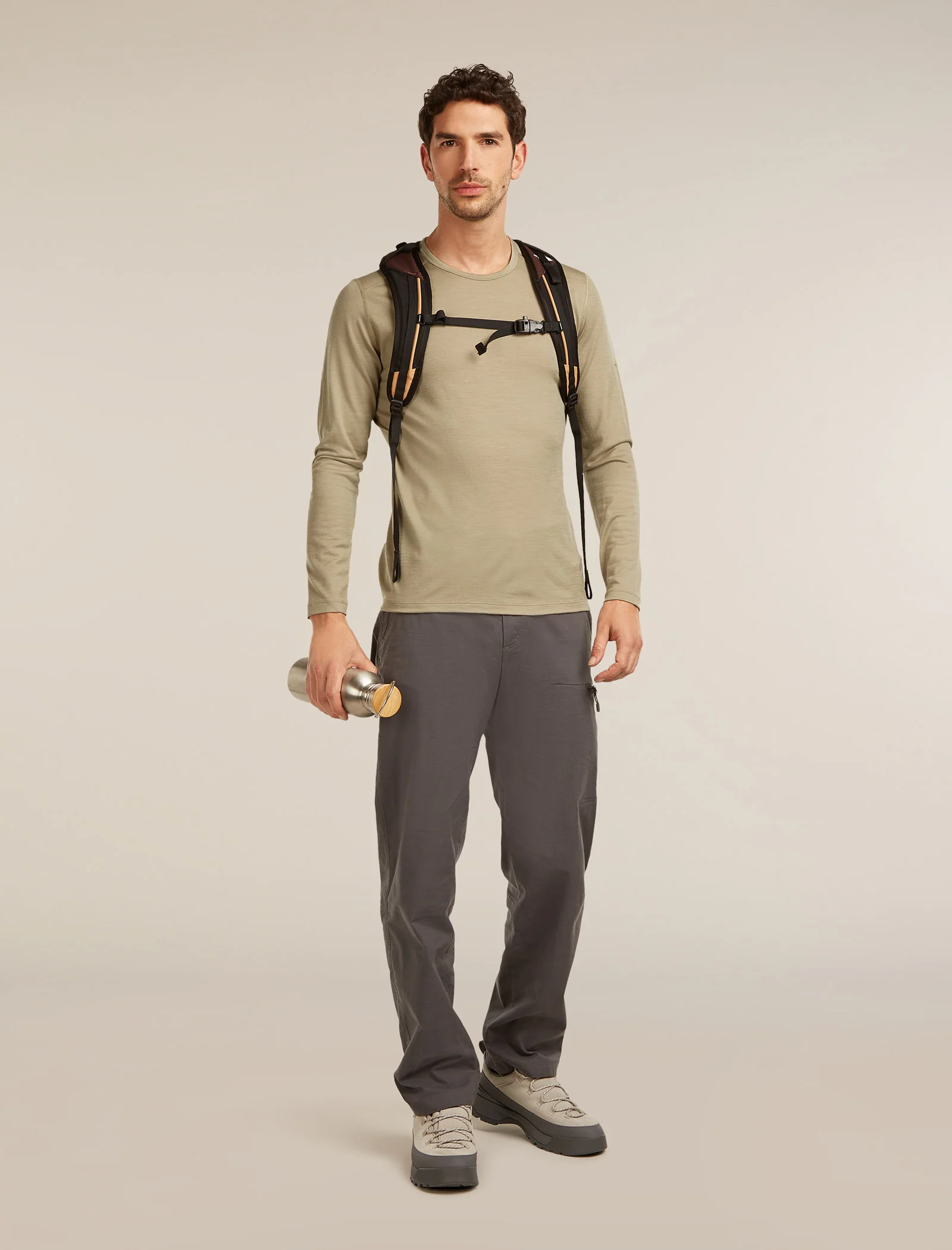Men’s Merino 200 Oasis Long Sleeve Crewe - Image 4