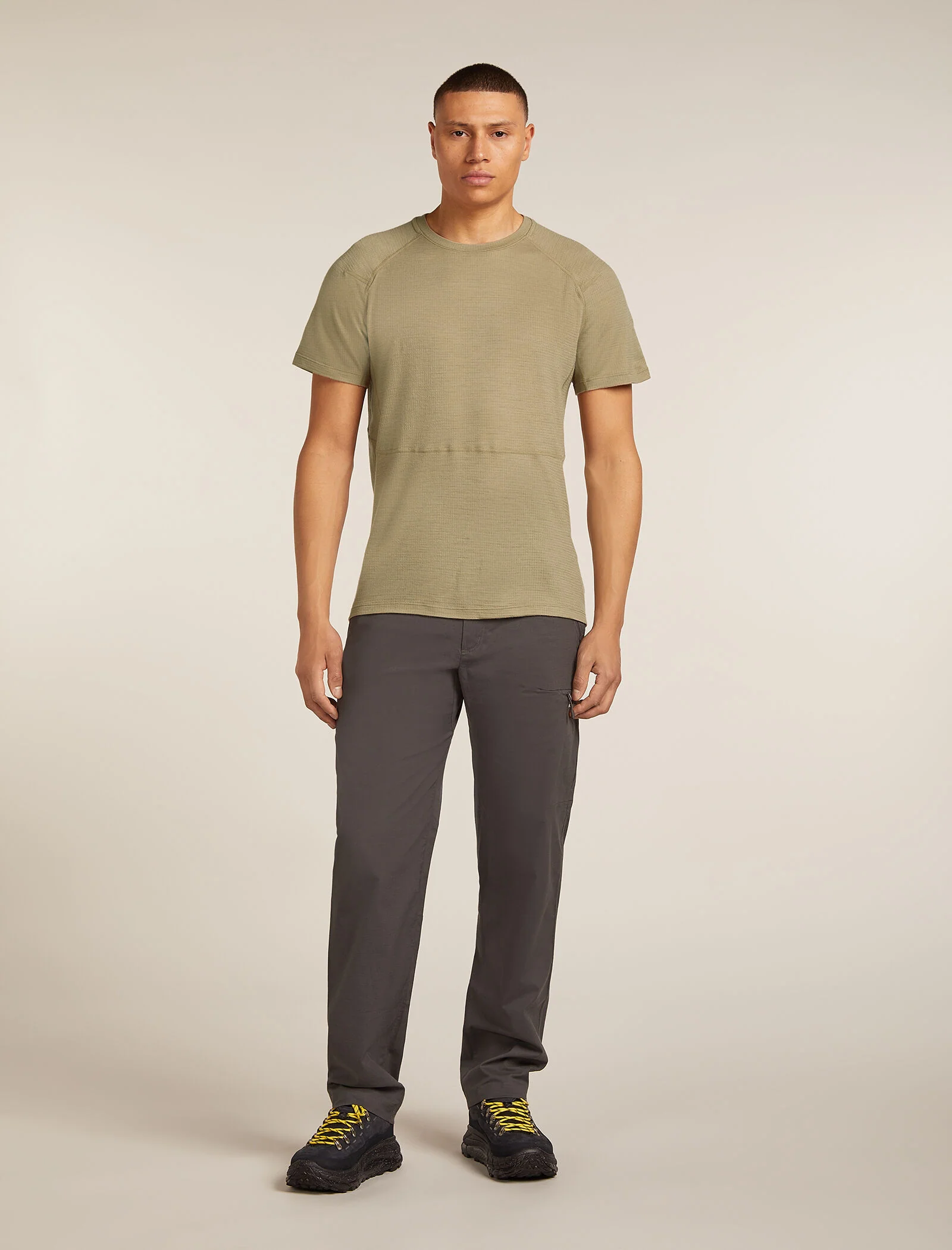 Men’s Merino 200 Waffle Elevation Short Sleeve T-Shirt - Image 3