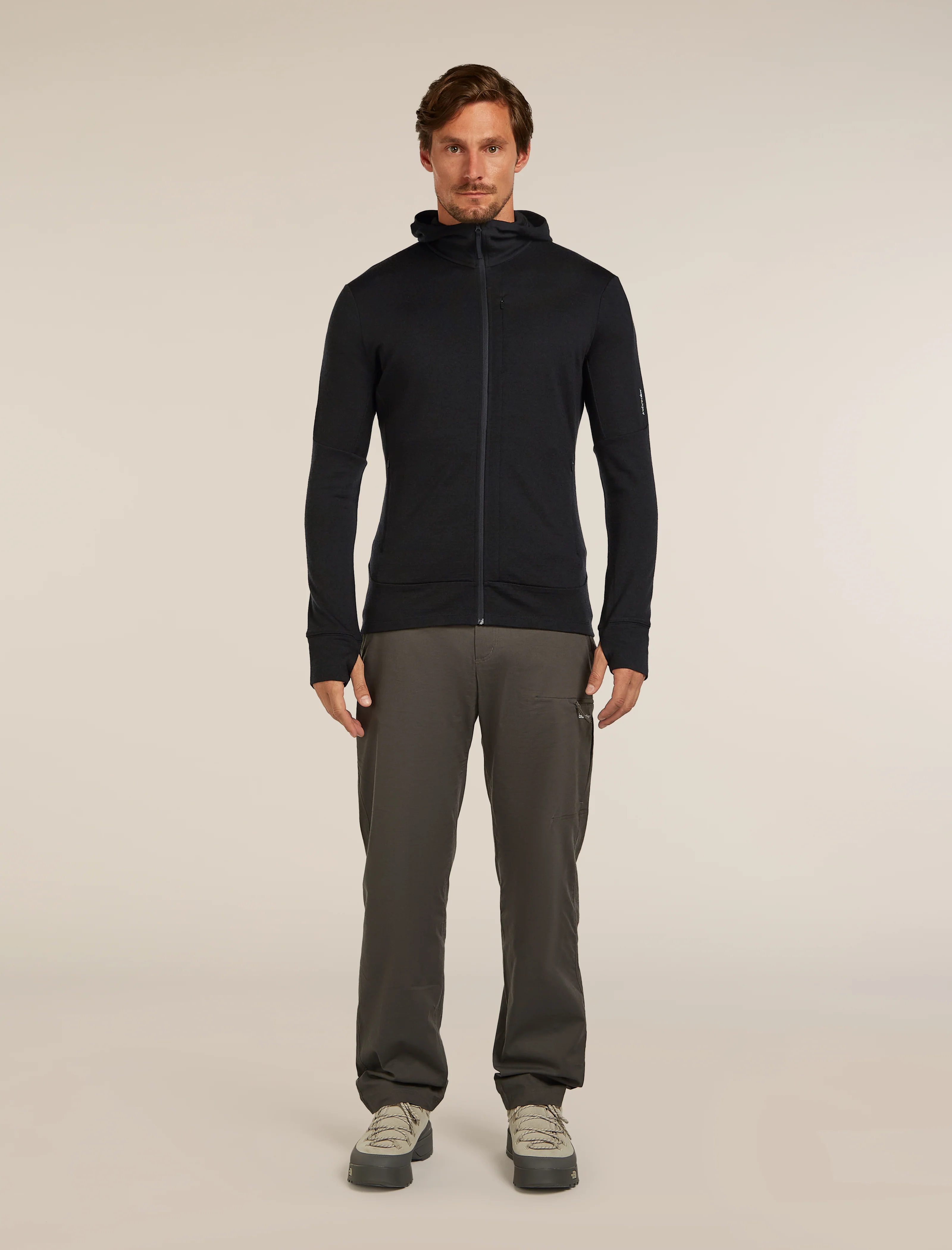 Men’s Merino 260 Quantum Long Sleeve Zip Hoodie - Image 3