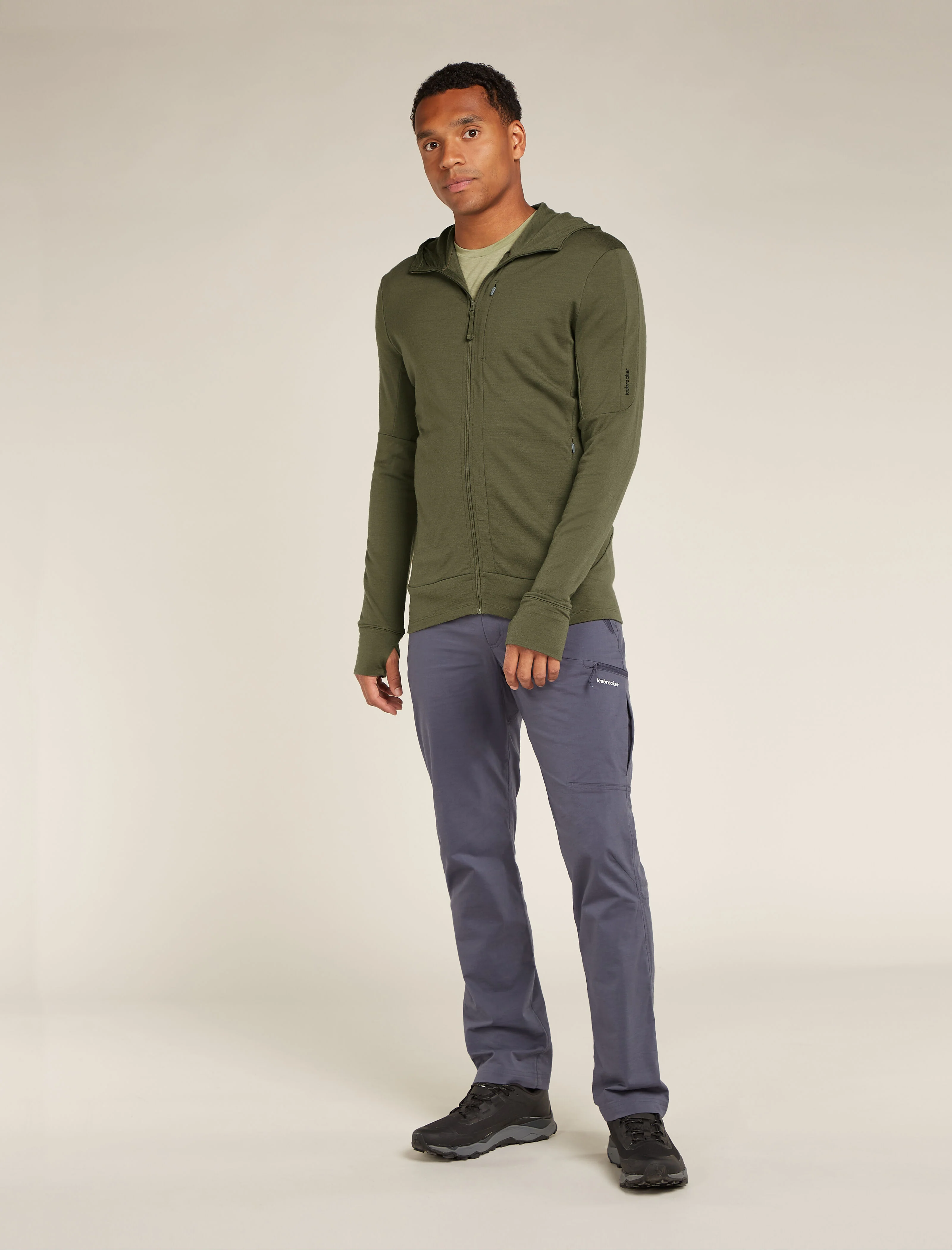 Men’s Merino 260 Quantum Long Sleeve Zip Hoodie - Image 3
