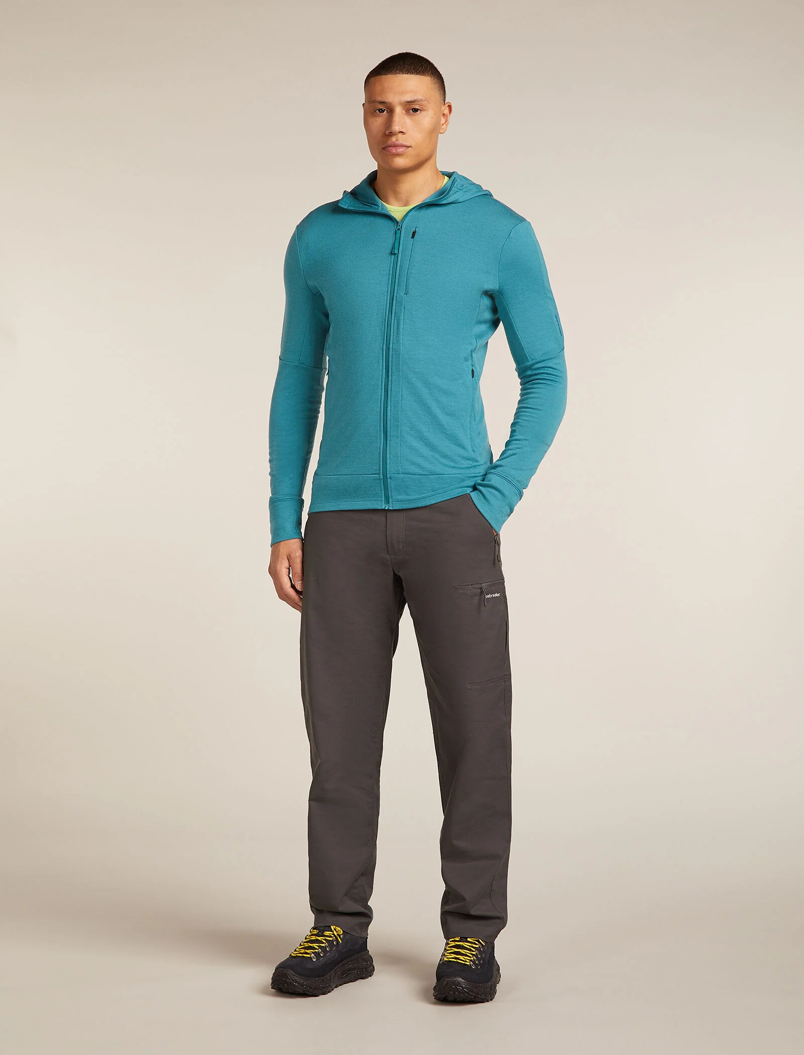 Men’s Merino 260 Quantum Long Sleeve Zip Hoodie - Image 3
