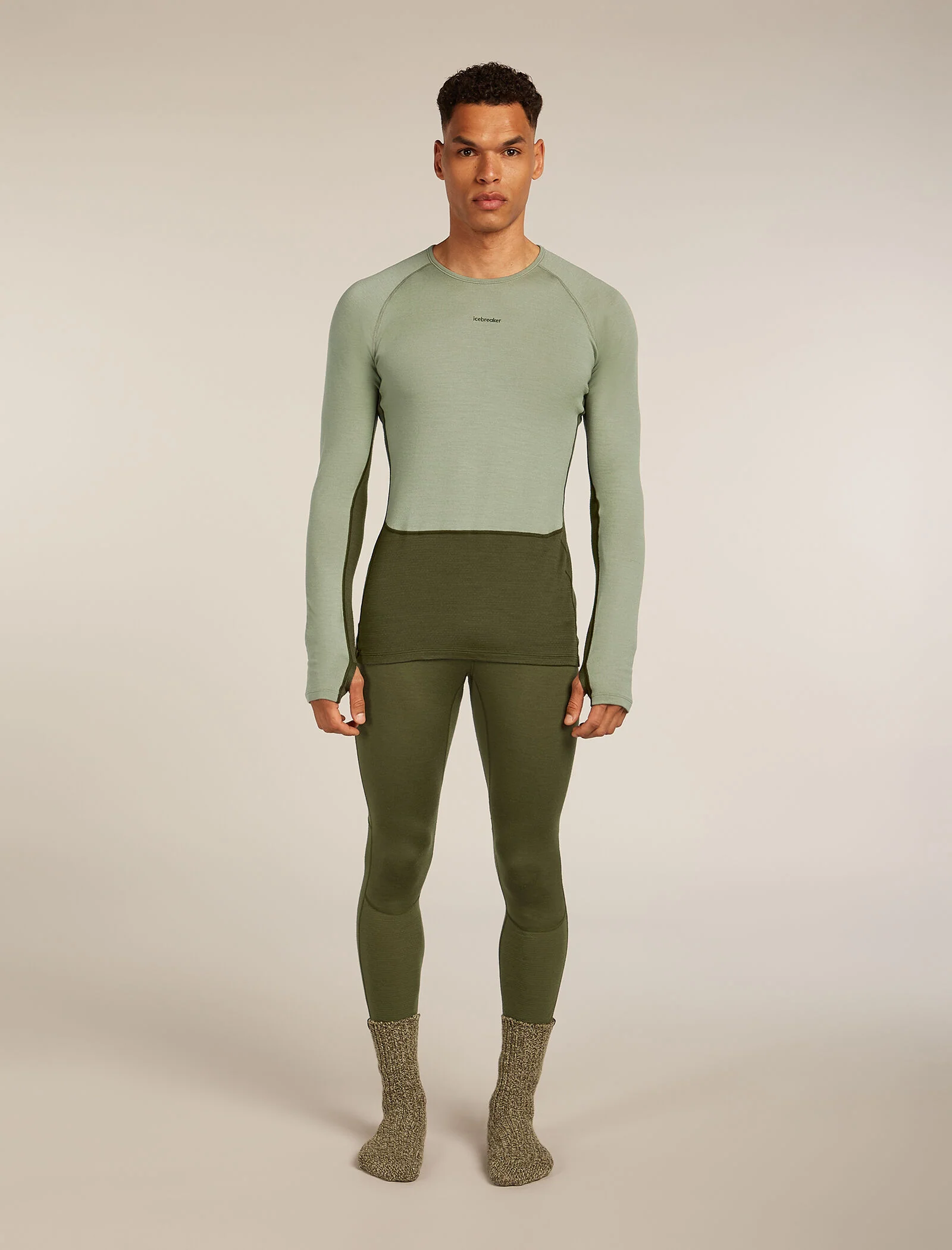 Men’s Merino 260 ZoneKnit™ long sleeve Crewe - Image 9