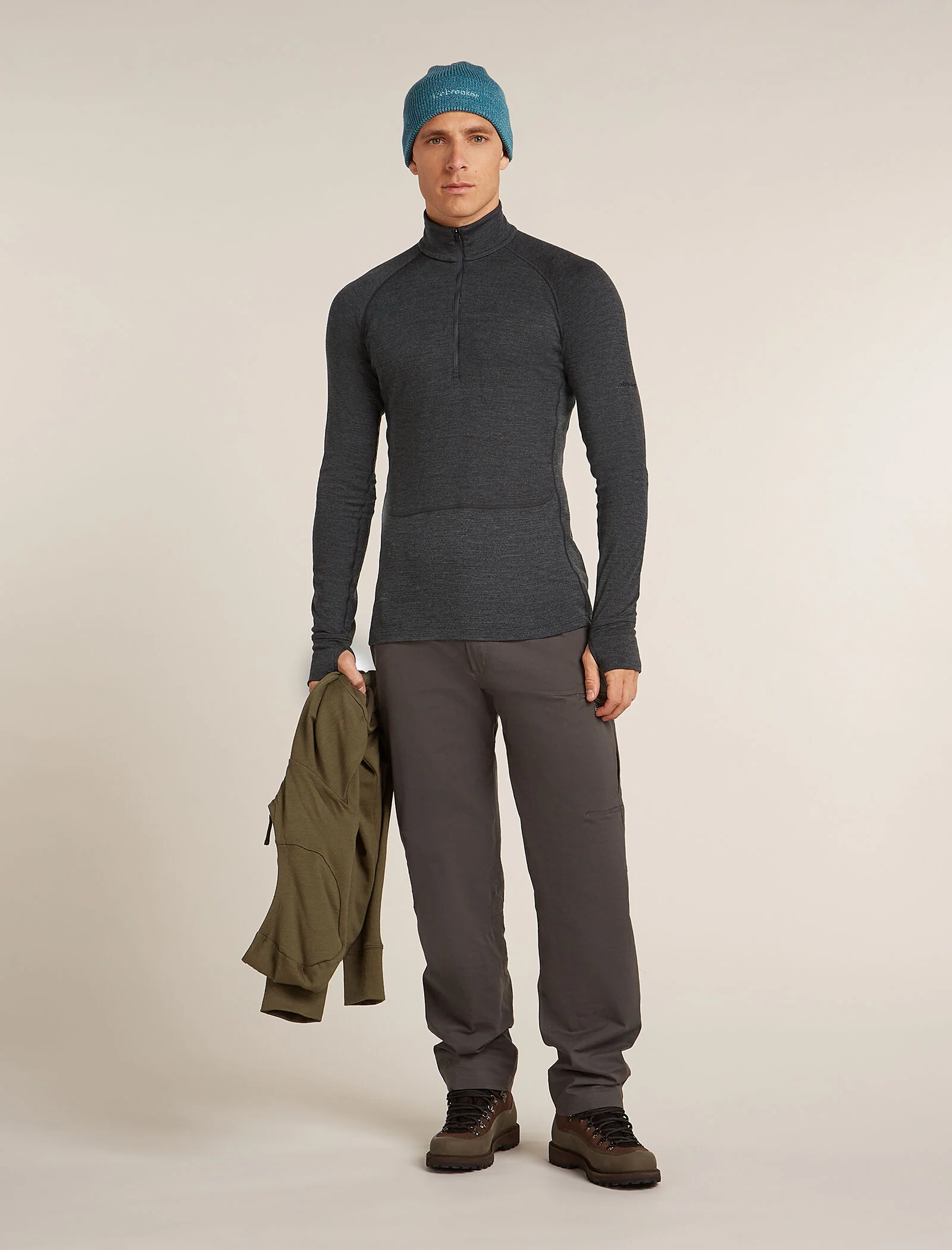 Men’s Merino 260 ZoneKnit™ long sleeve Half Zip - Image 4