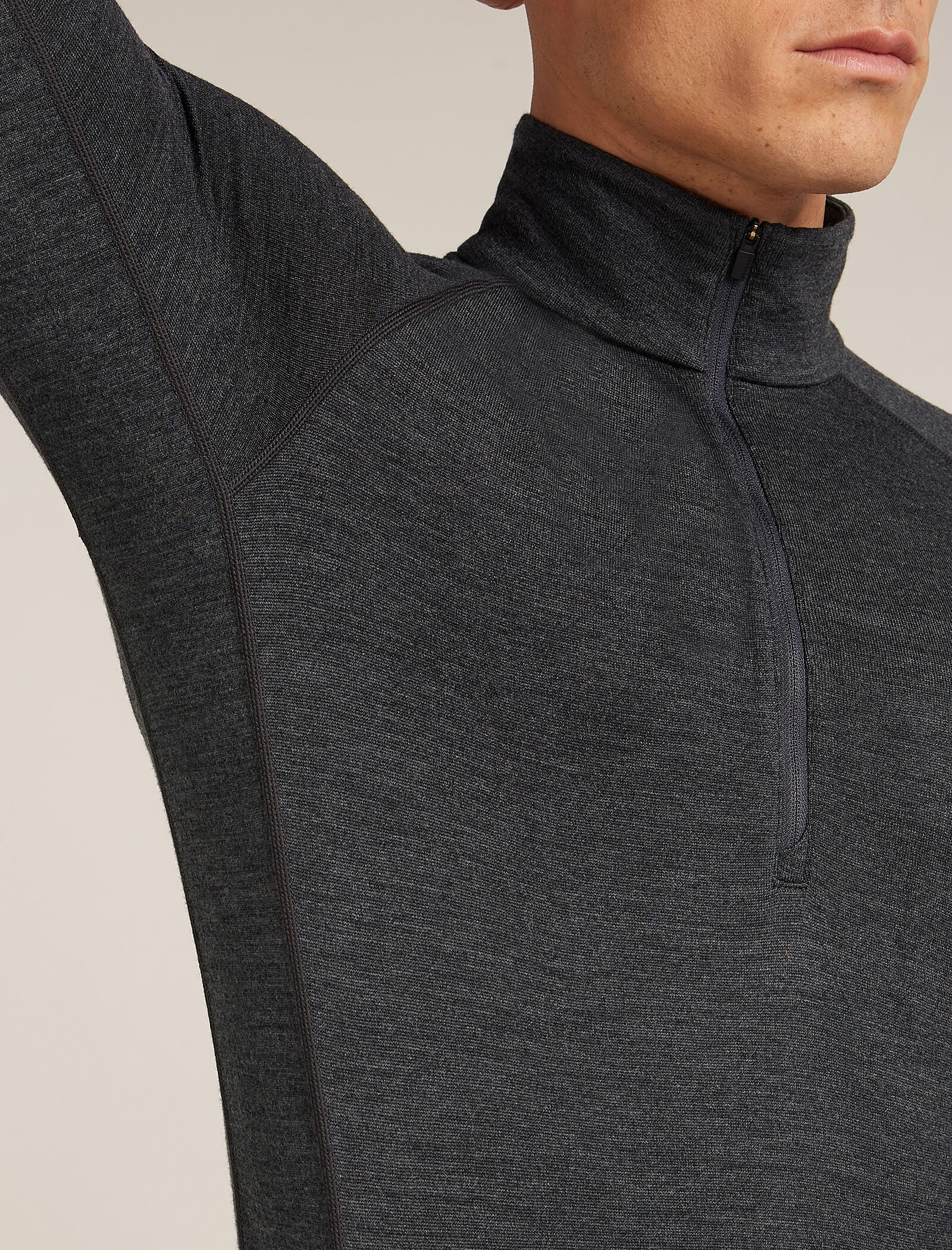 Men’s Merino 260 ZoneKnit™ long sleeve Half Zip - Image 8
