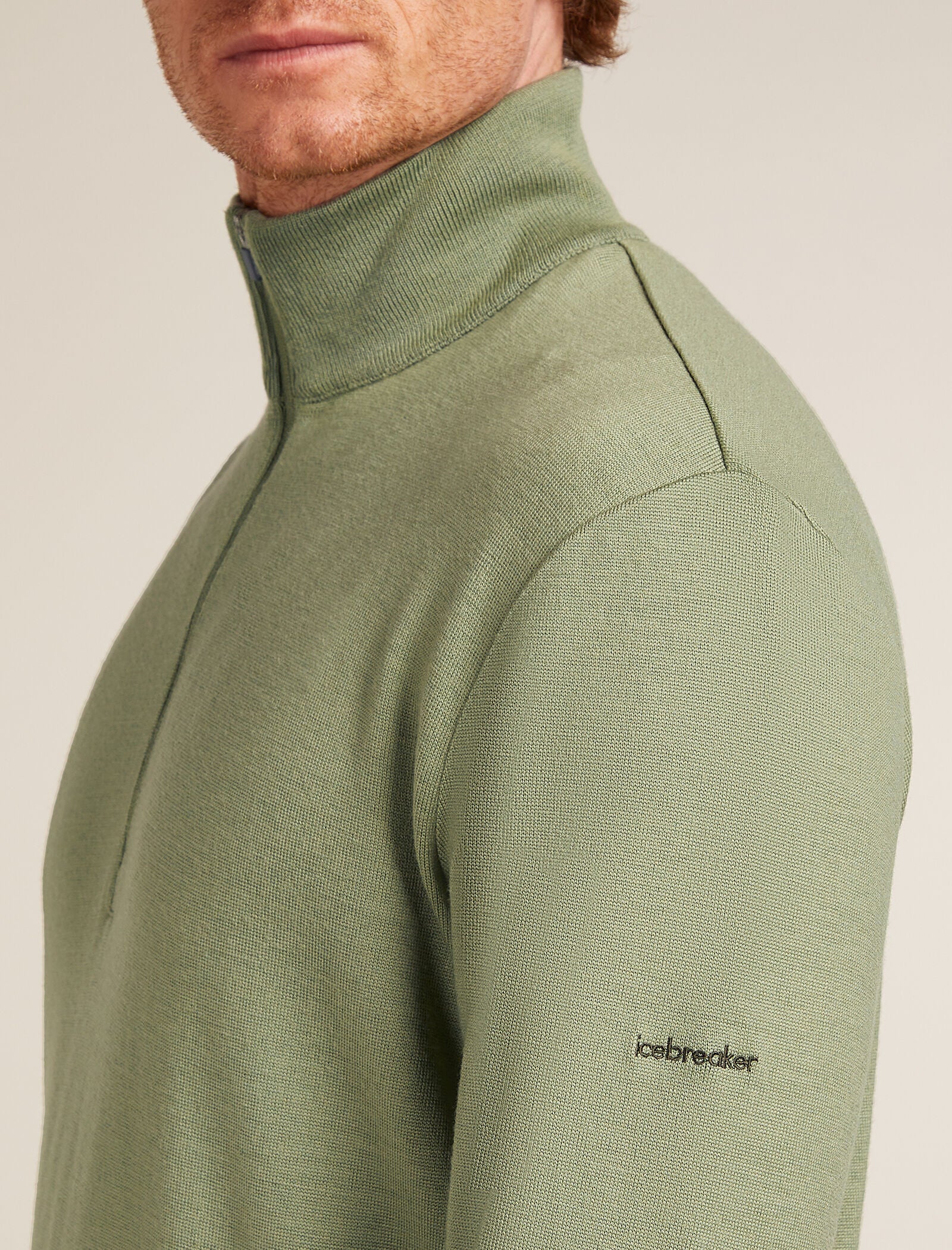 Men’s Merino 300 Original Long Sleeve Half Zip Top - Image 5