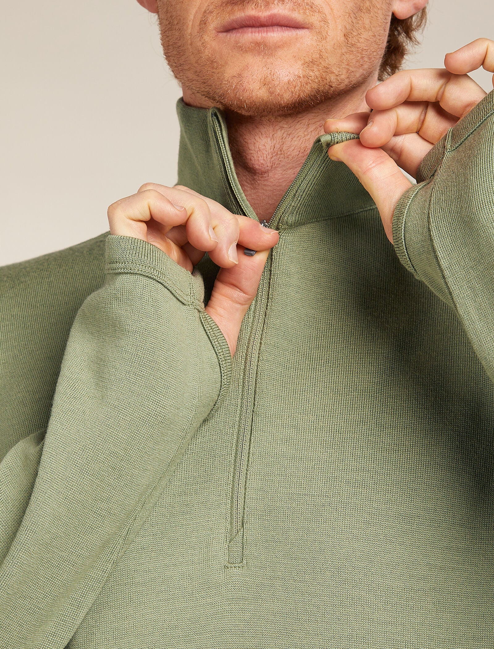 Men’s Merino 300 Original Long Sleeve Half Zip Top - Image 6
