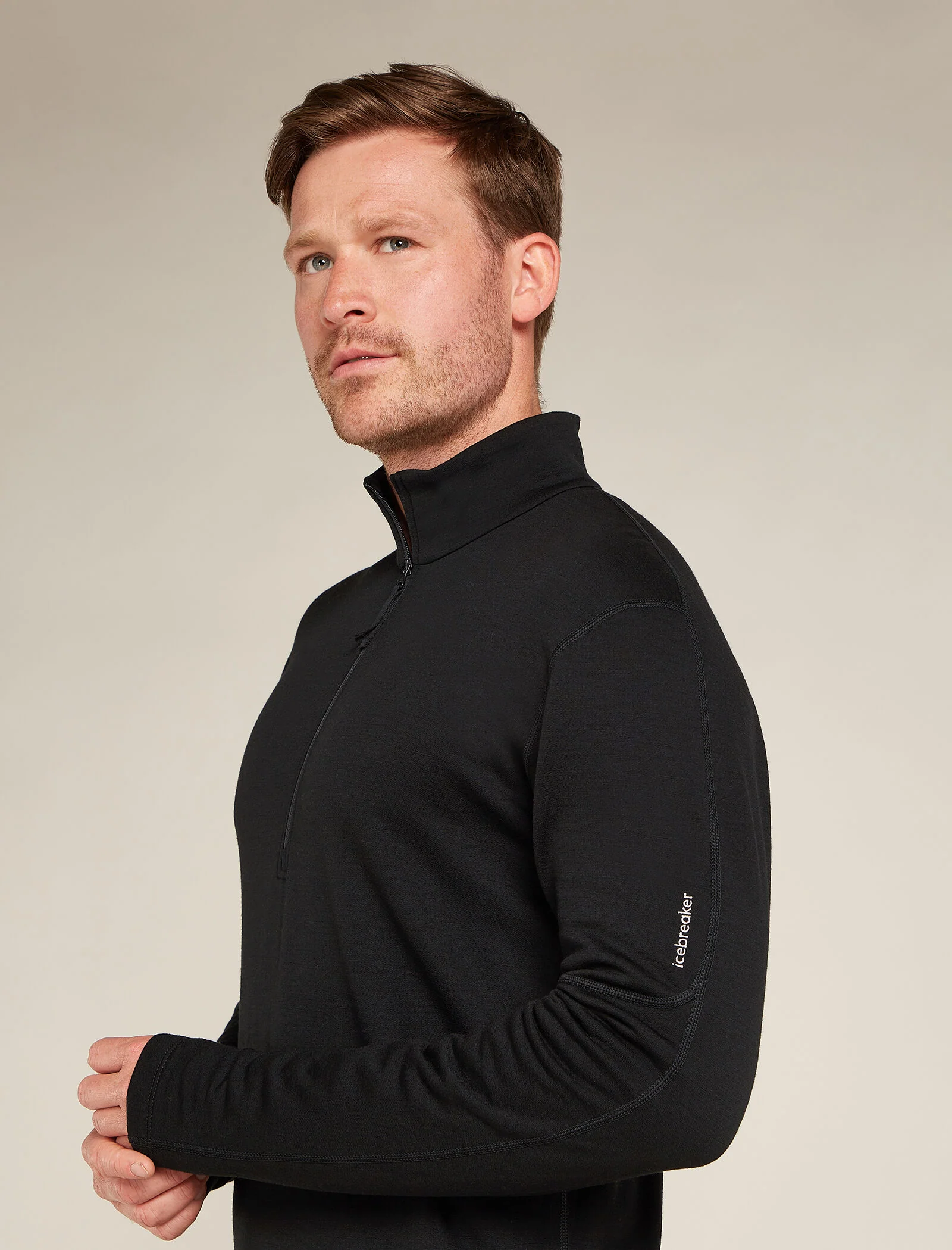 Men’s Merino 360 Realfleece™ Elemental Long Sleeve Half Zip Top - Image 9