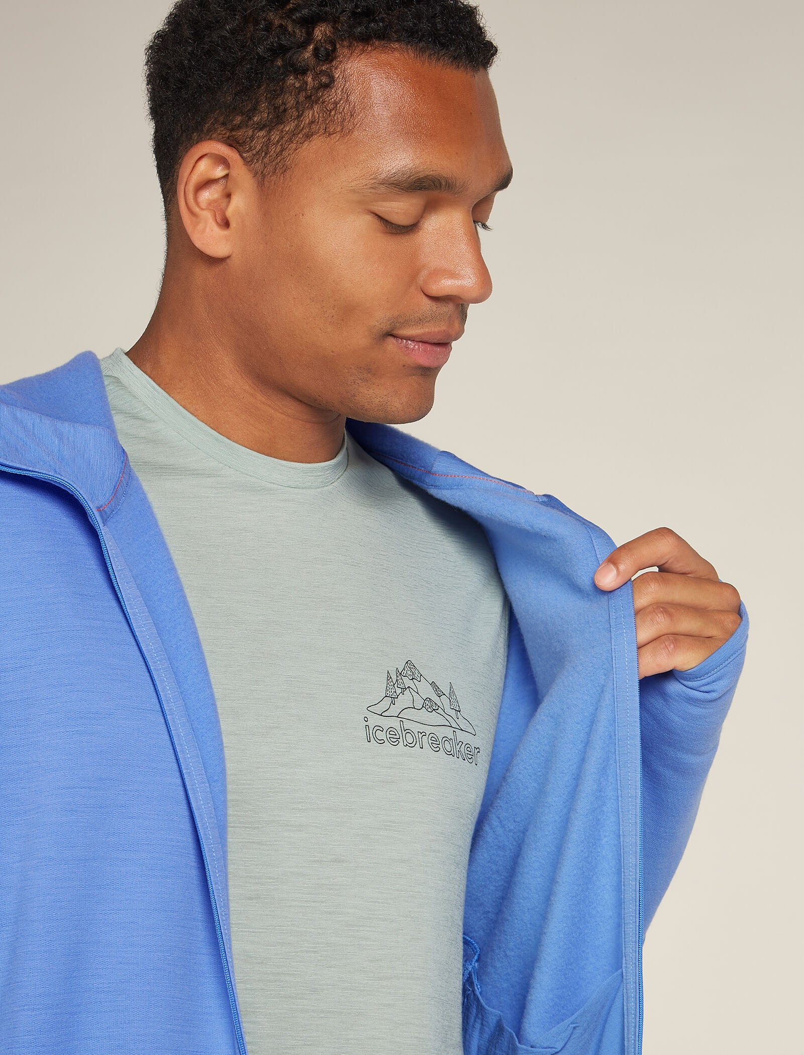Men’s Merino 360 Realfleece™ Elemental Long Sleeve Zip Hoodie - Image 6