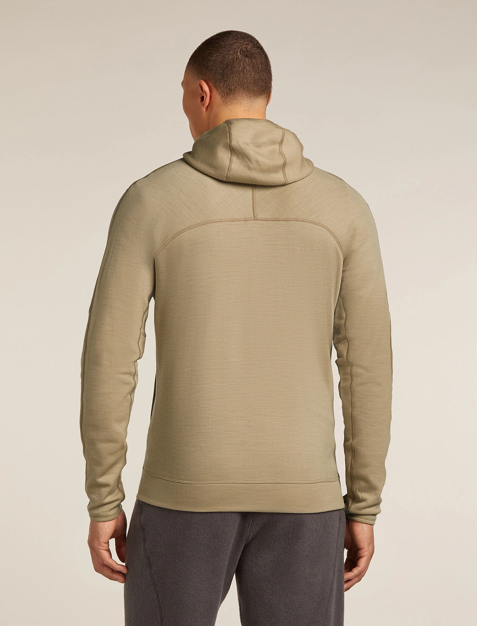 Men’s Merino 360 Realfleece™ Elemental Long Sleeve Zip Hoodie - Image 2