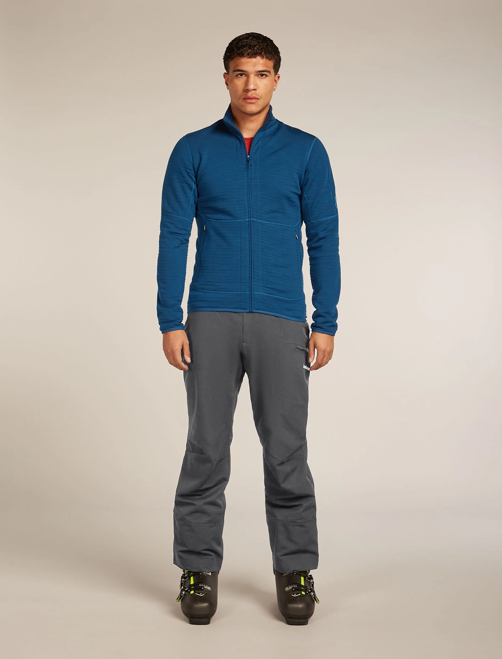 Men’s Merino 400 RealFleece™ Descender Long Sleeve Zip Jacket - Image 3