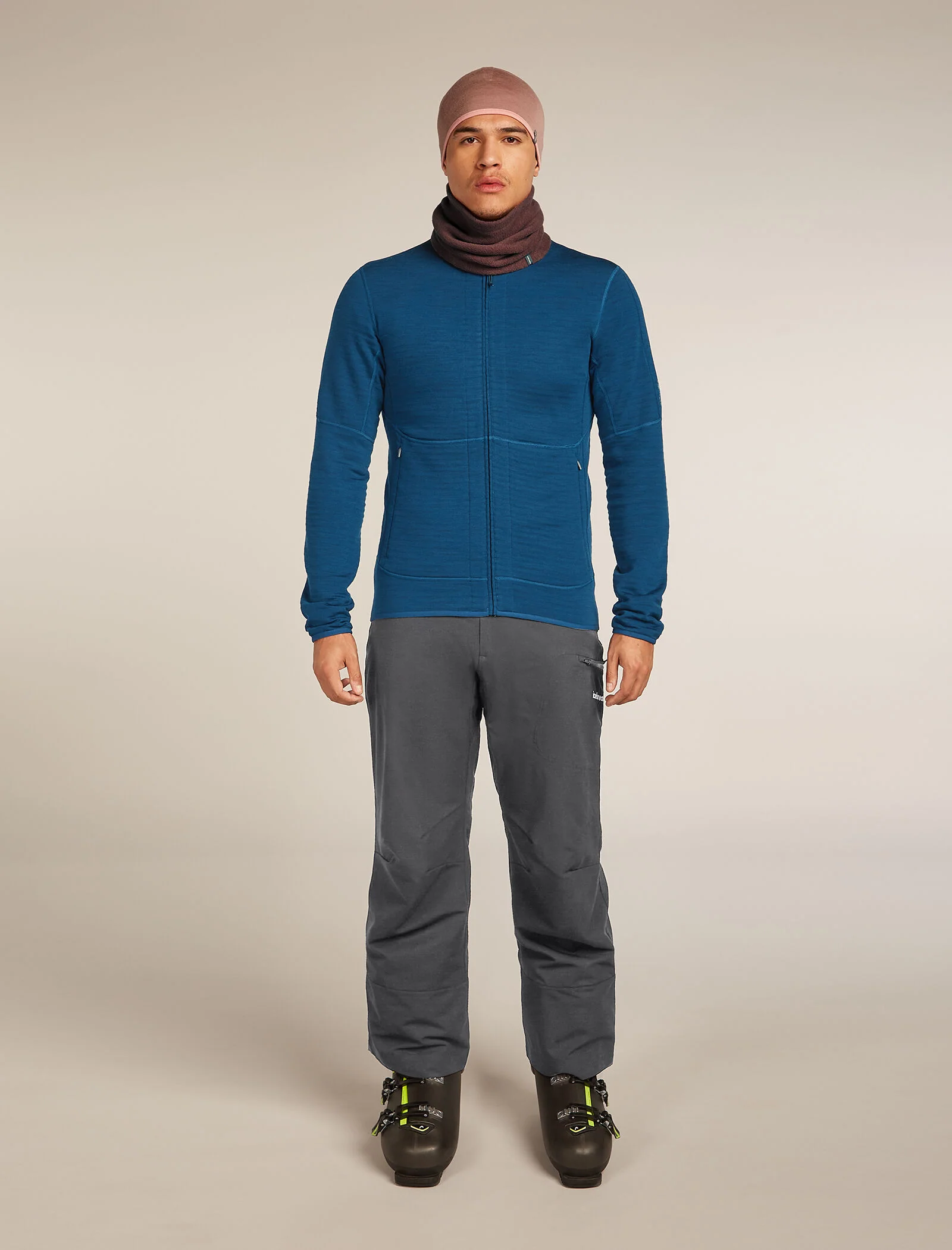 Men’s Merino 400 RealFleece™ Descender Long Sleeve Zip Jacket - Image 4
