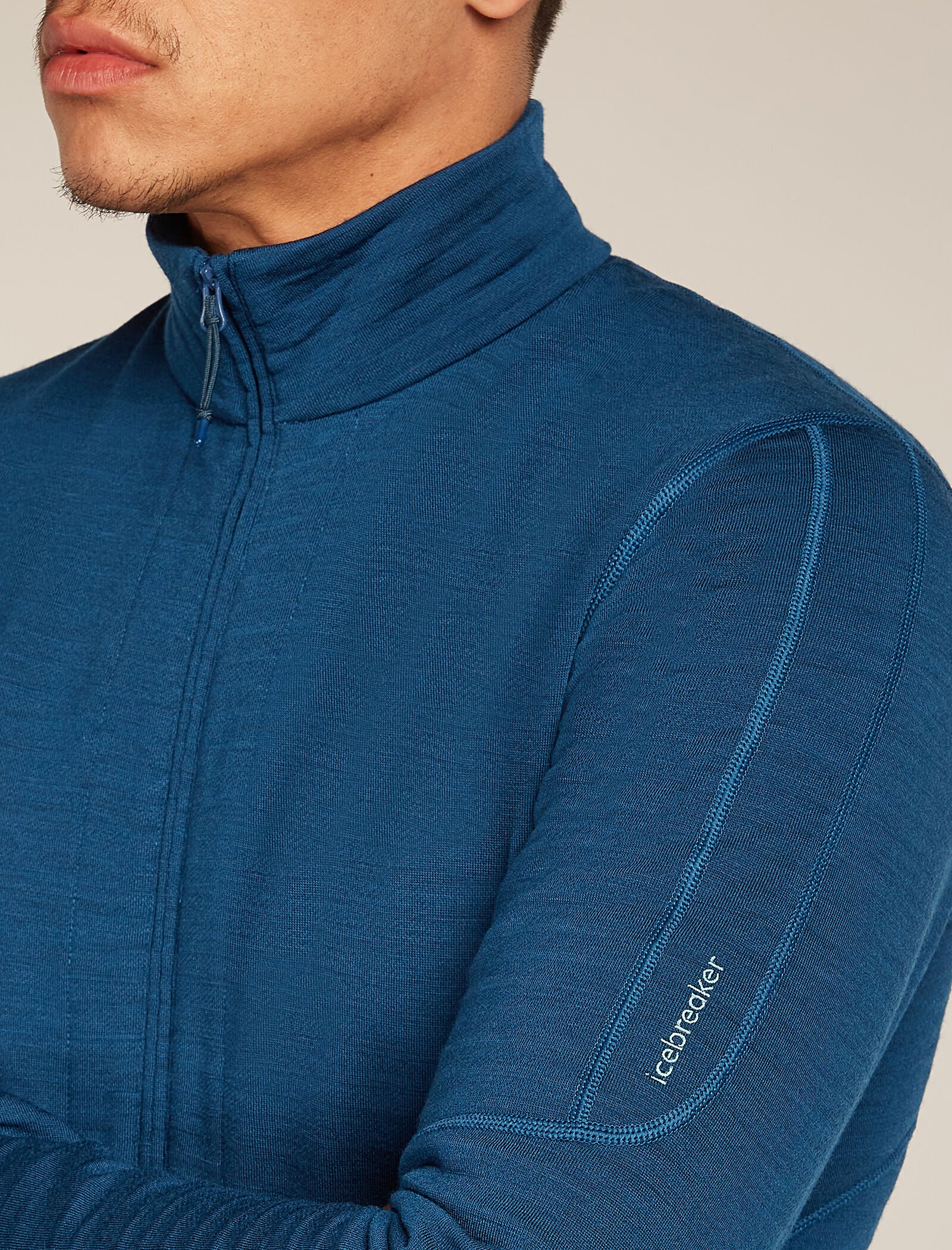 Men’s Merino 400 RealFleece™ Descender Long Sleeve Zip Jacket - Image 5
