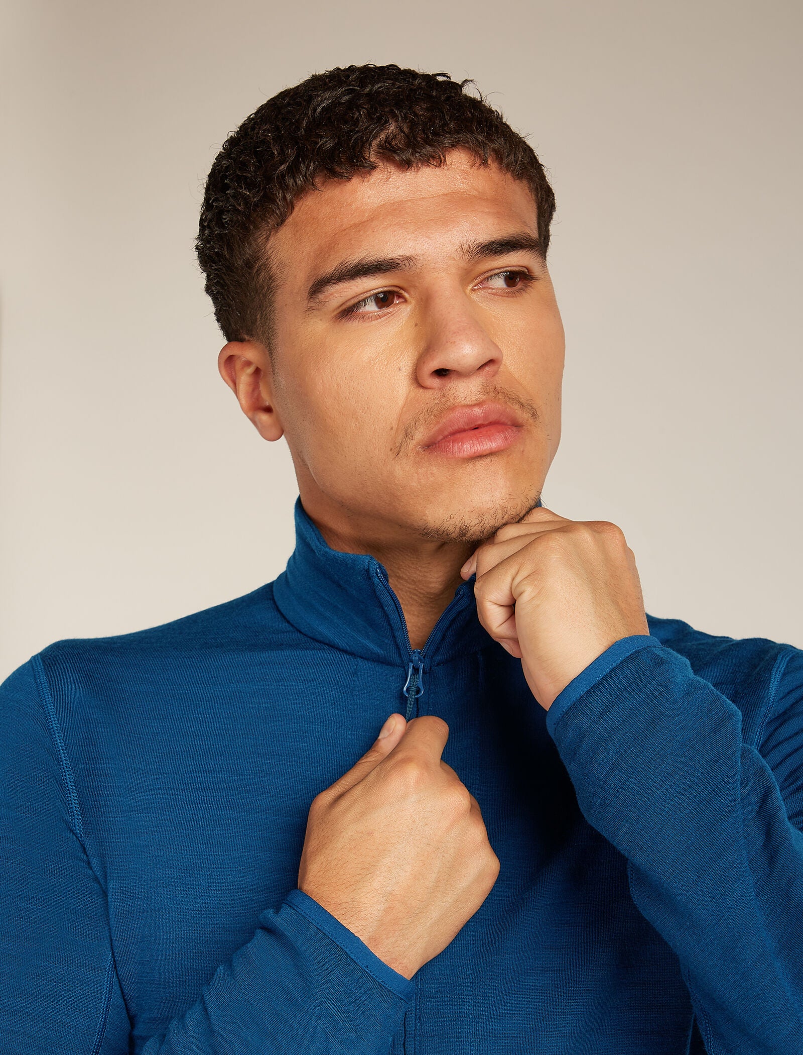 Men’s Merino 400 RealFleece™ Descender Long Sleeve Zip Jacket - Image 6